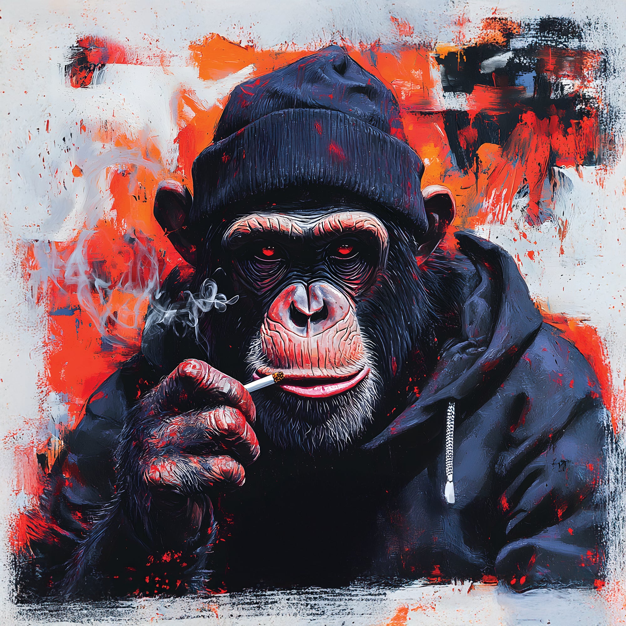 Scimmia urbana - Decorazione da parete moderna