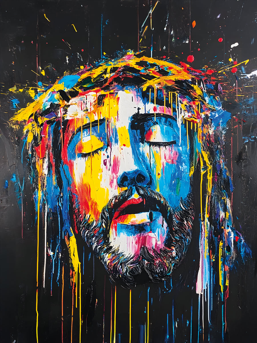 Christian painting Crown of Light - Déco Murale Moderne