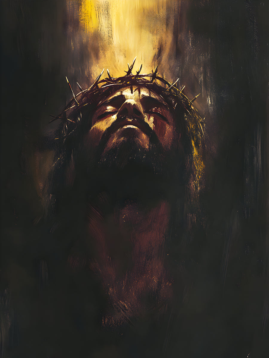 Christian painting Crown of Thorns - Design Wall Frame