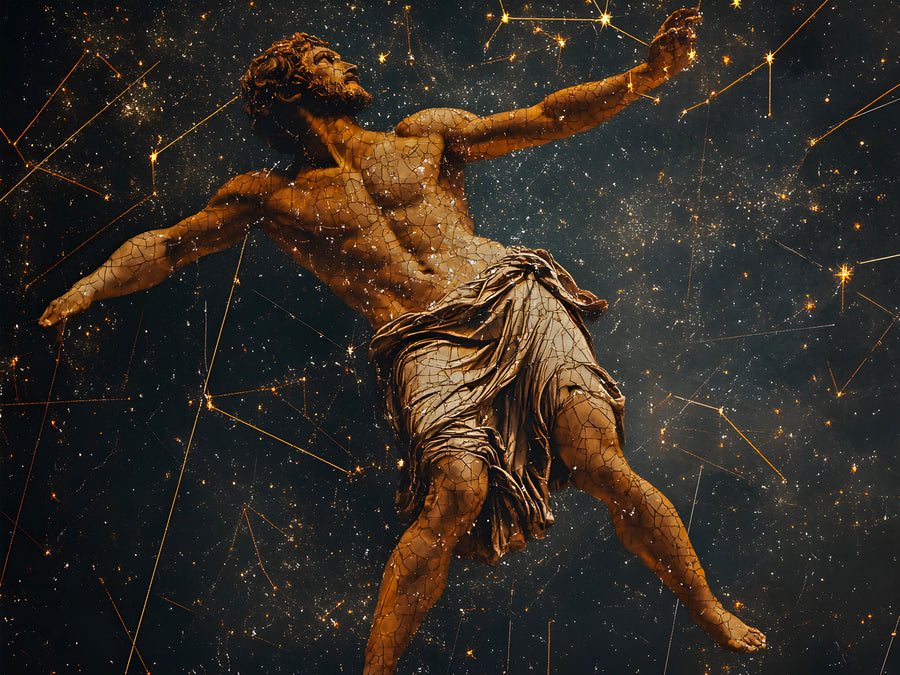Segno zodiacale dell'Acquario - Cadre Déco Design