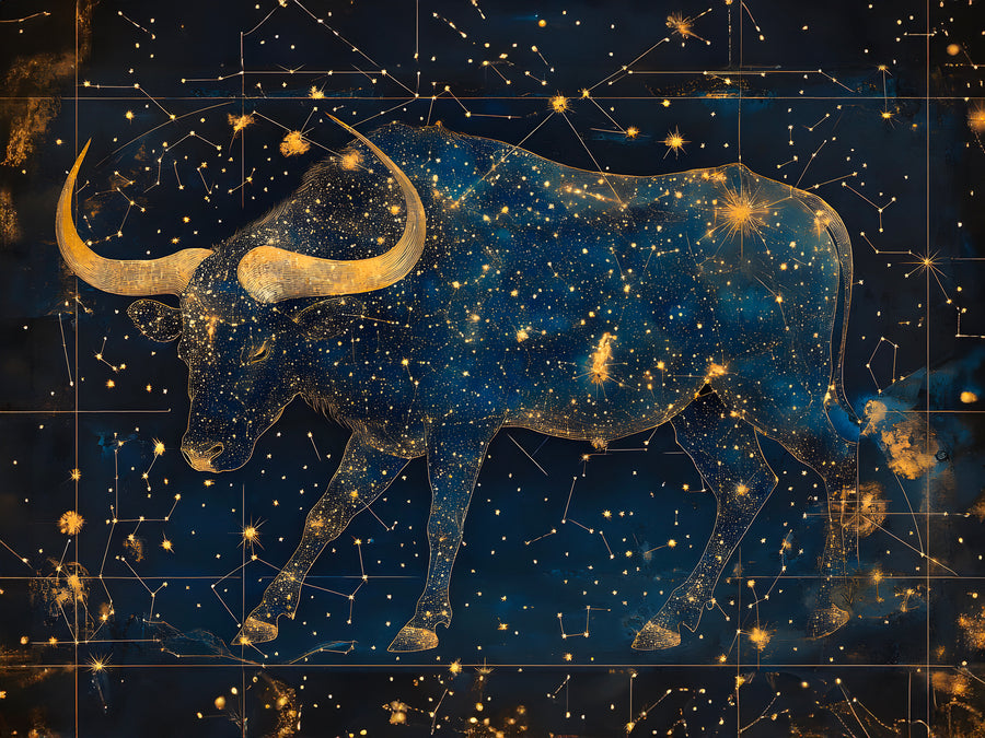 Segno zodiacale Toro Galaxy - Decorazione da parete