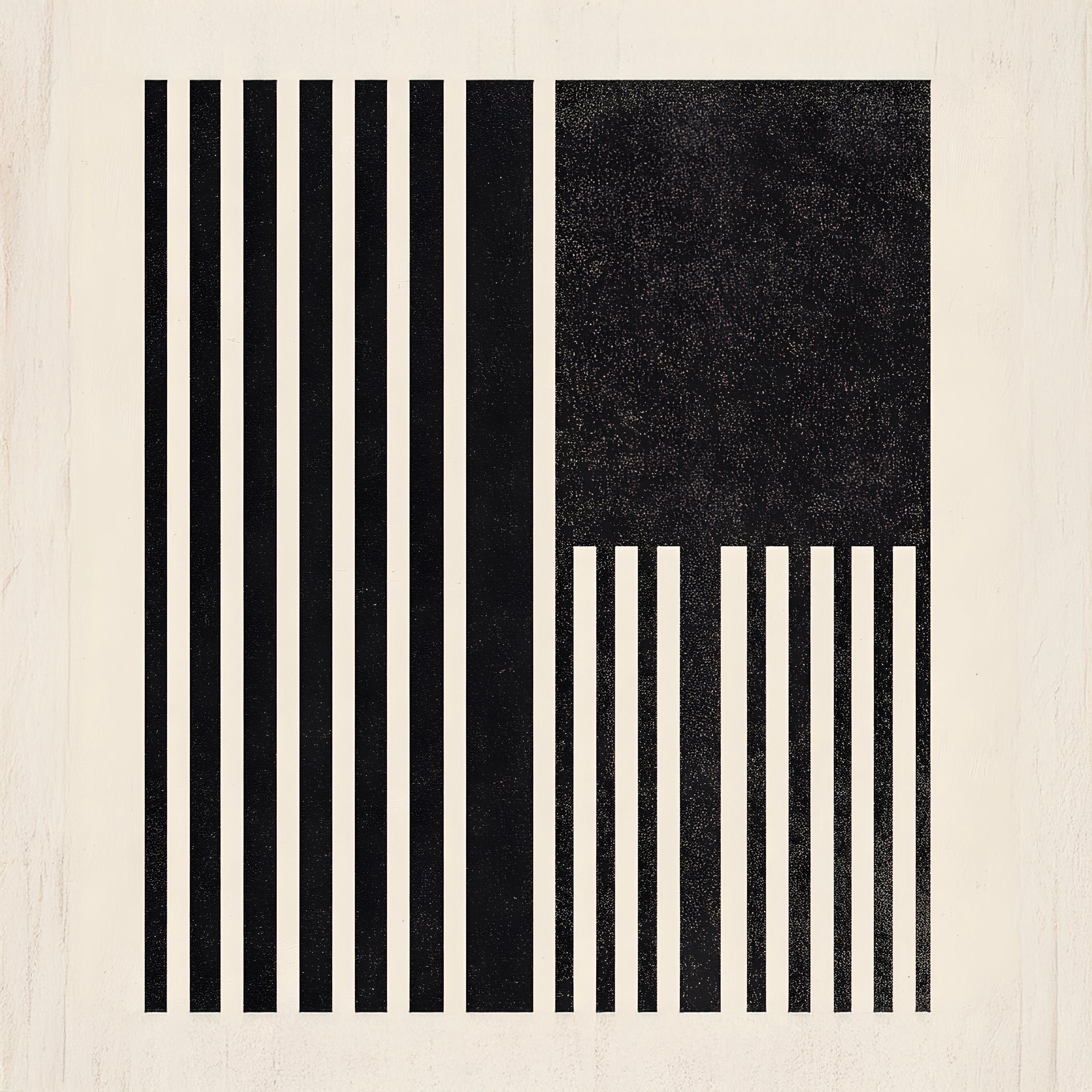 Tableau Abstrait - Symétrie des Lignes