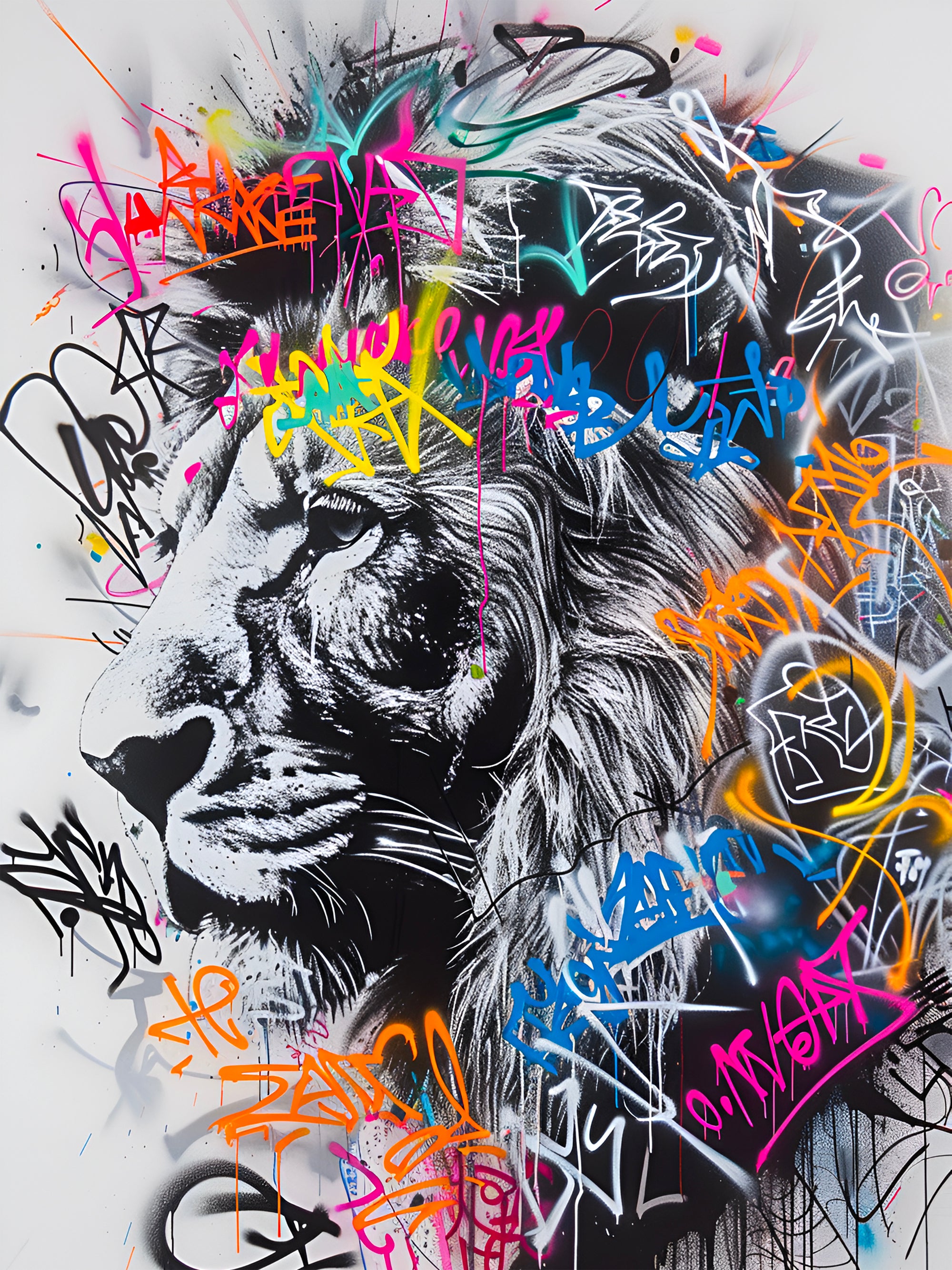 Tableau Wildstyle - Majesté Graffiti