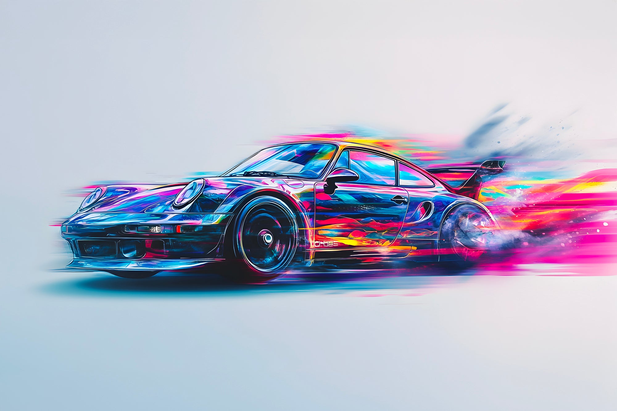 Tableau Porsche 911 Dynamique - Decorazione murale di design