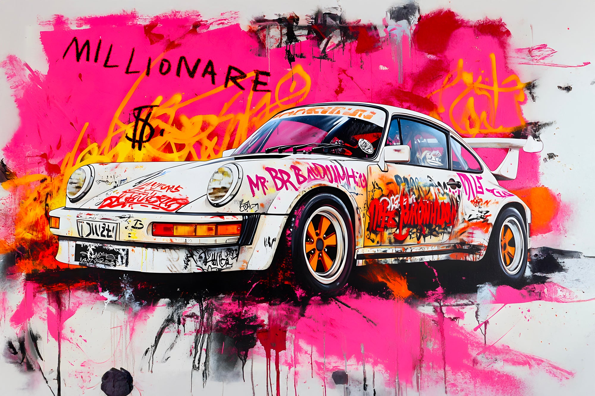 Urban Porsche 911 - Decorazione da parete moderna