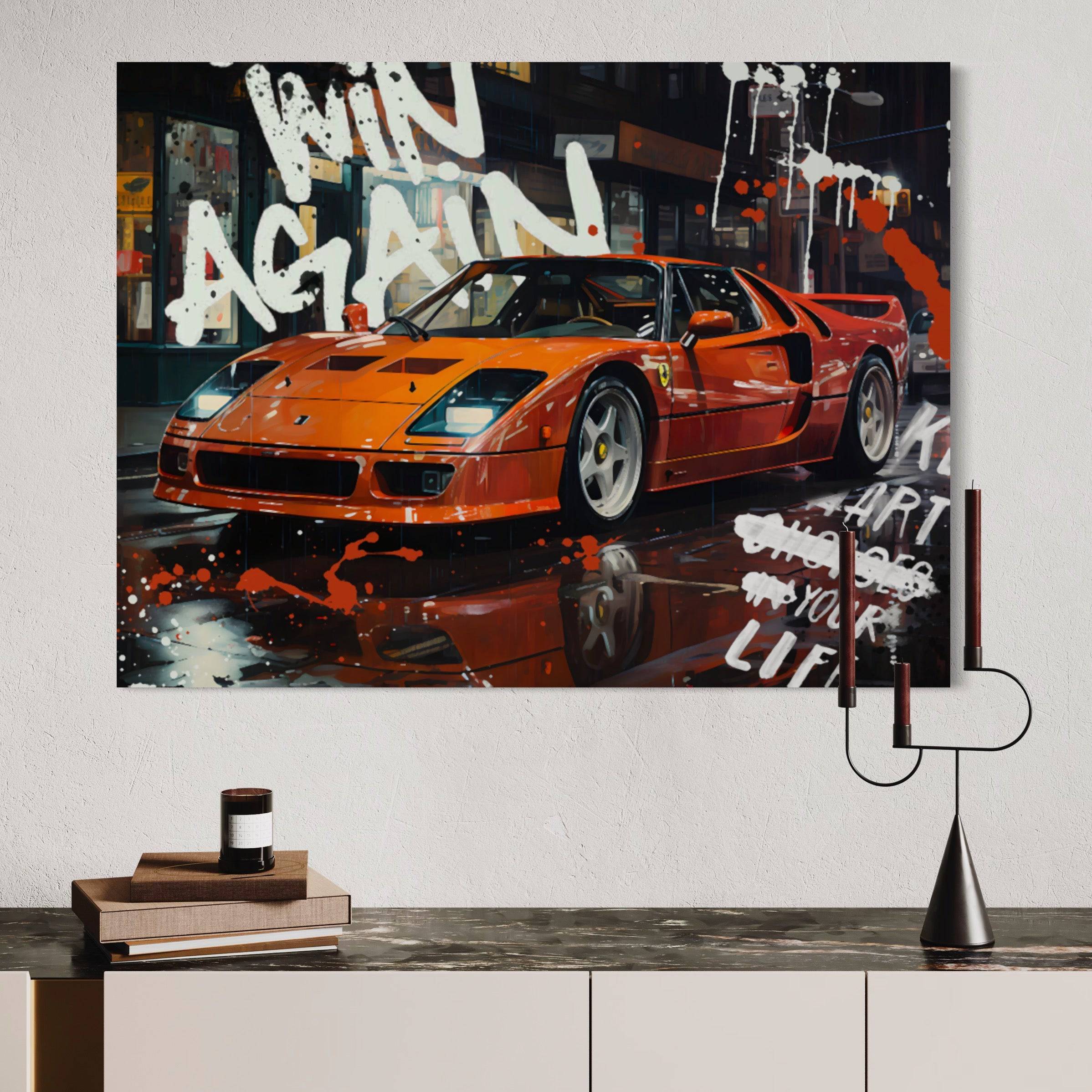Luxe Elegance - Tableau Pop Art Voiture - Fabulartz.fr