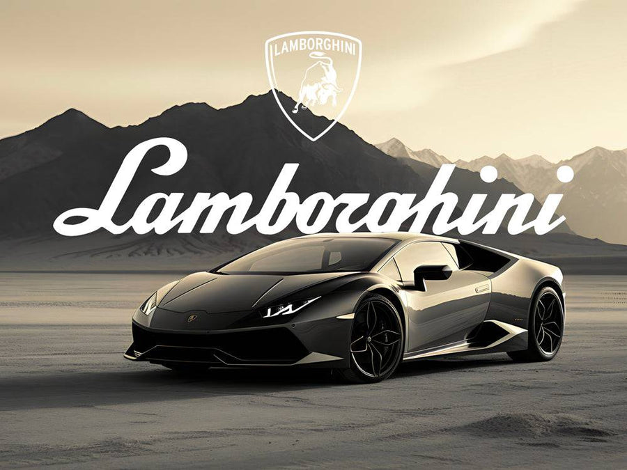 Tableau Pop Art Voiture Lamborghini - Décoration Murale Design