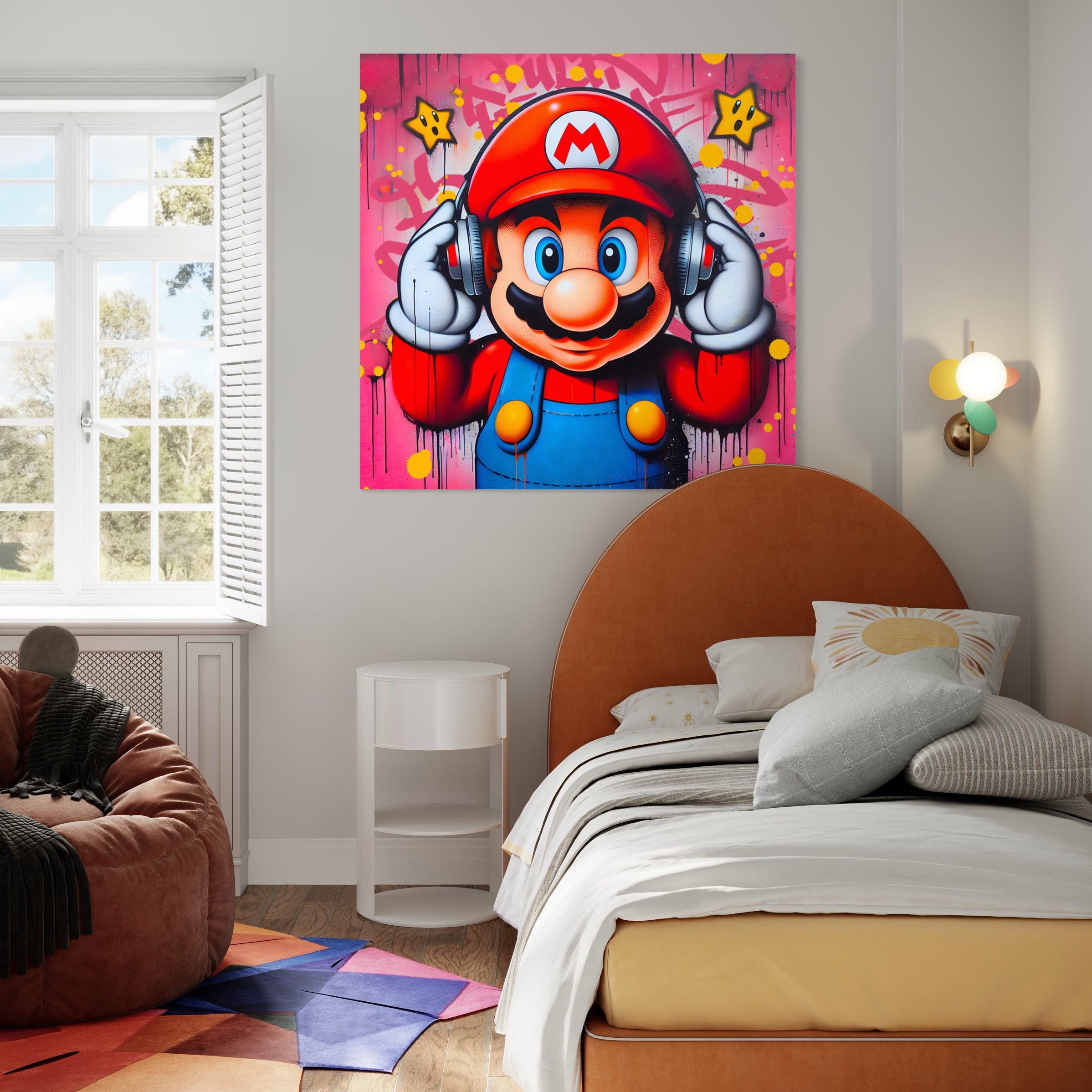 Mario Color - Tableau Pop Art - Fabulartz.fr