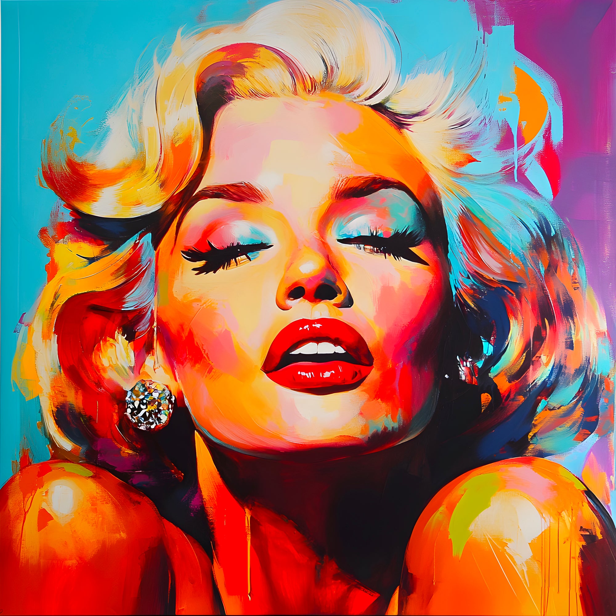 Tableau Marilyn Monroe Pop - Fabulartz.fr