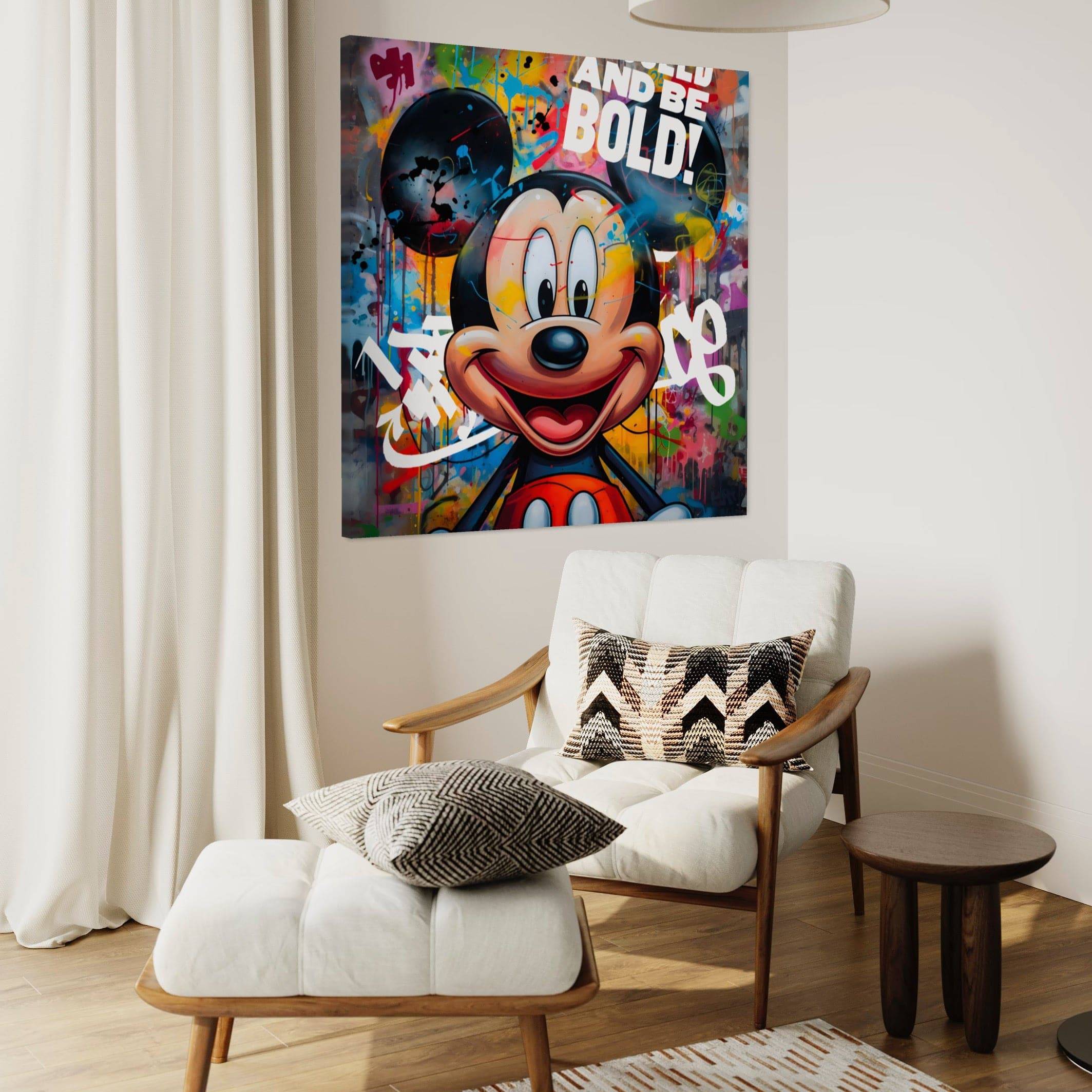 Mickey Bold - Tableau Pop Art - Fabulartz.fr 