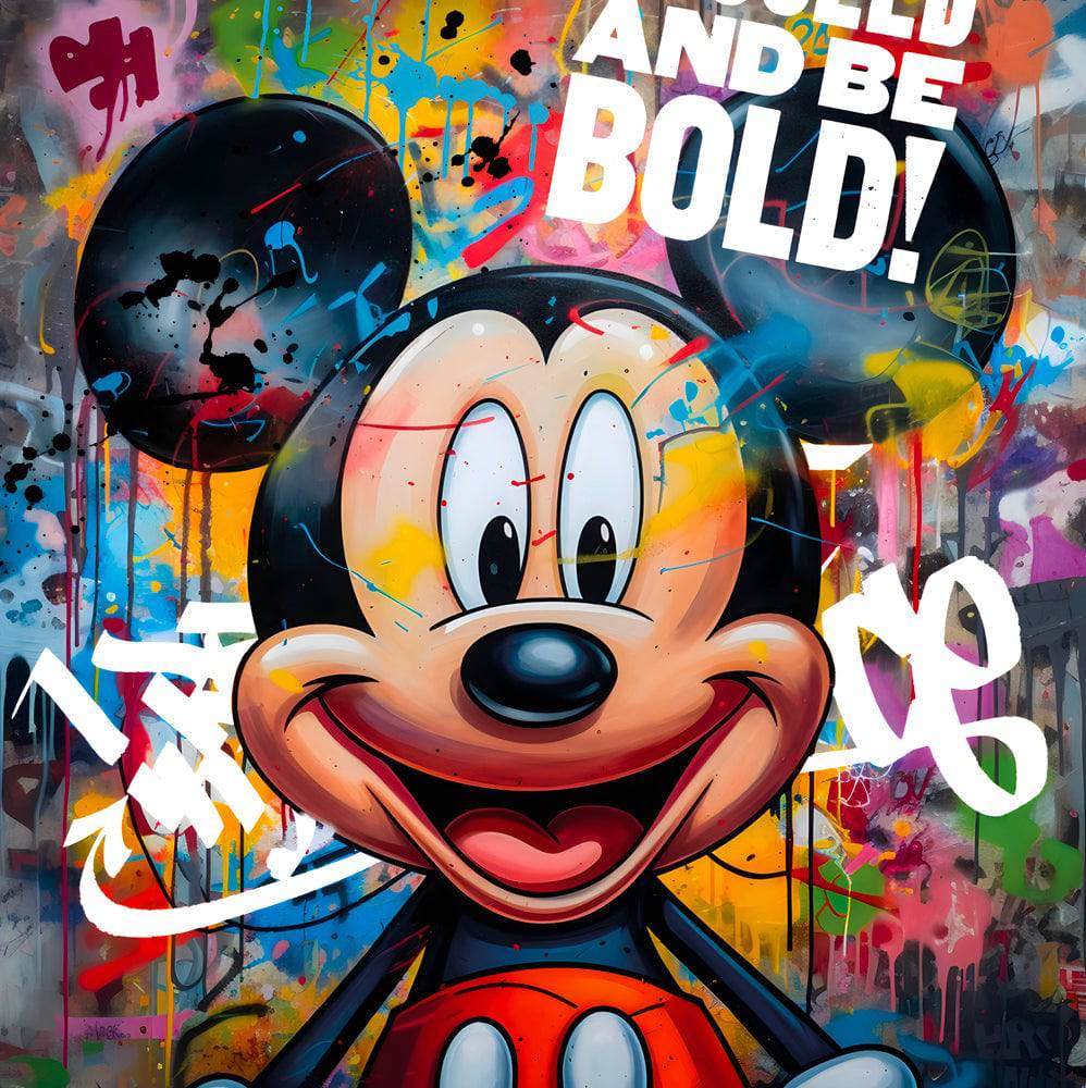 Mickey Bold - Tableau Pop Art - Fabulartz.fr 