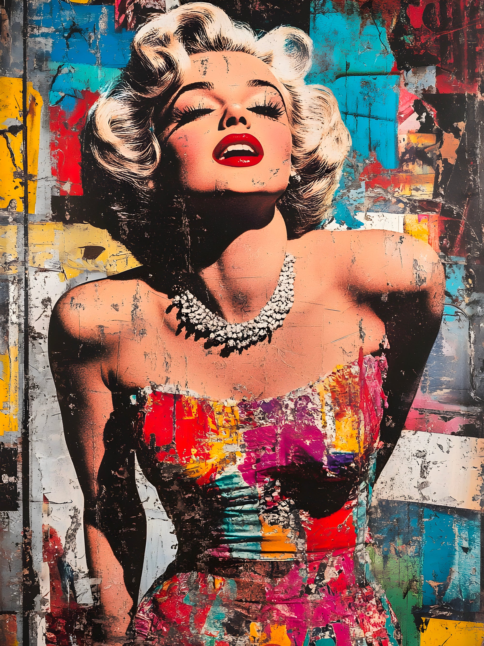 Tableau Marilyn Monroe - Vivid Colors - Fabulartz.fr