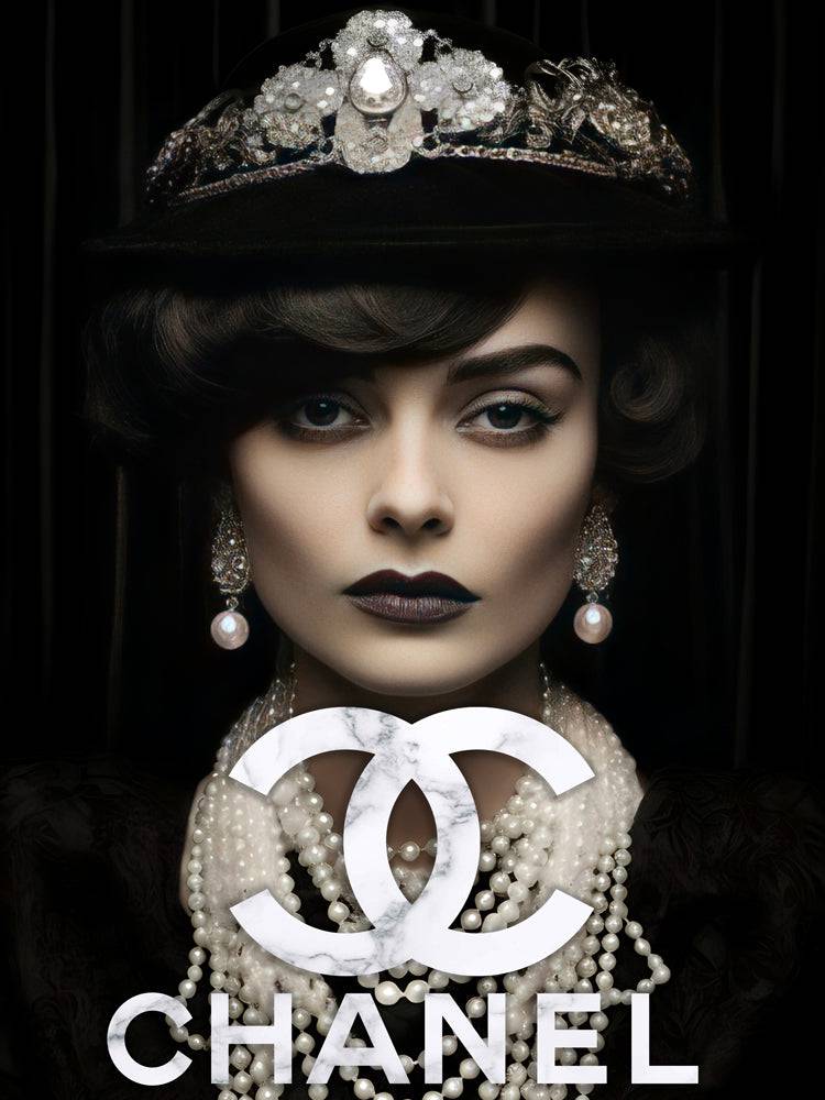 Mysterious Princess - Tableau Luxe Chanel - Fabulartz.fr 