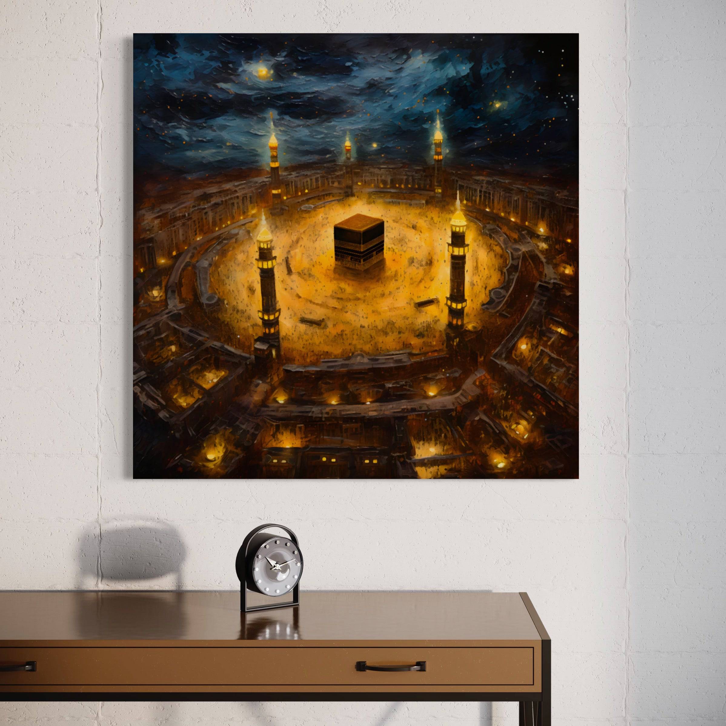 Œuvre d'Art Immersive de la Grande Mosquée - Tableau Islam - Fabulartz.fr 