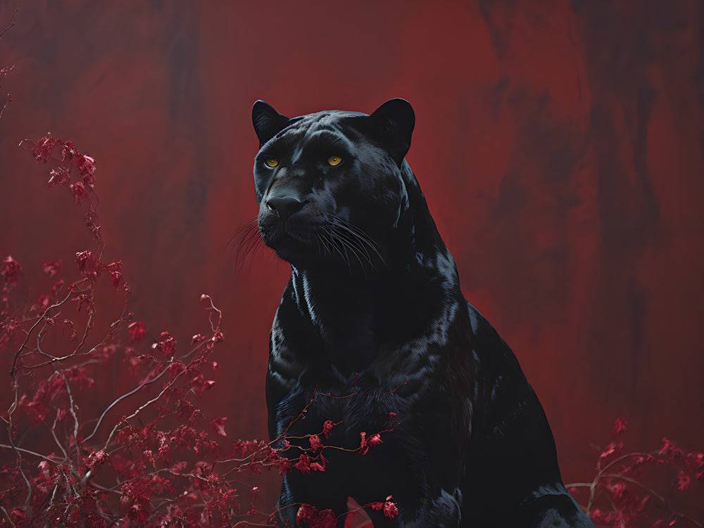 Panther's Paradise - Tableau Panthère - Fabulartz.fr 