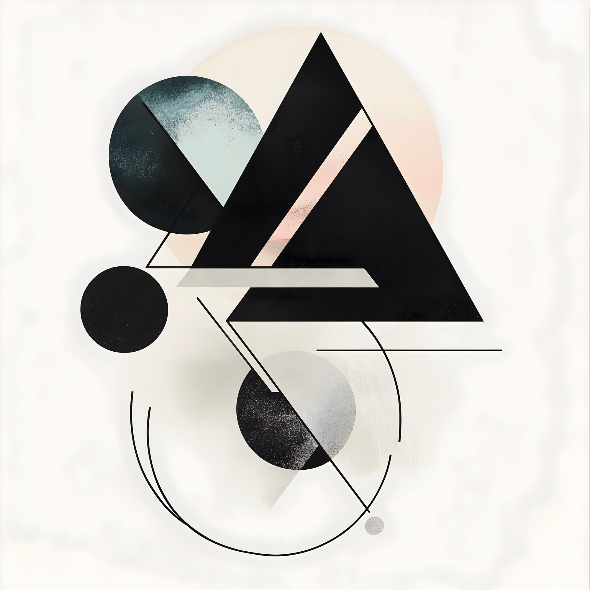 Tableau Abstrait - Symphonie des Formes