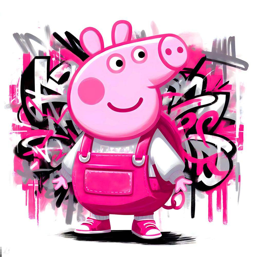 Peppa Pig - Tableau Enfant - Fabulartz.fr