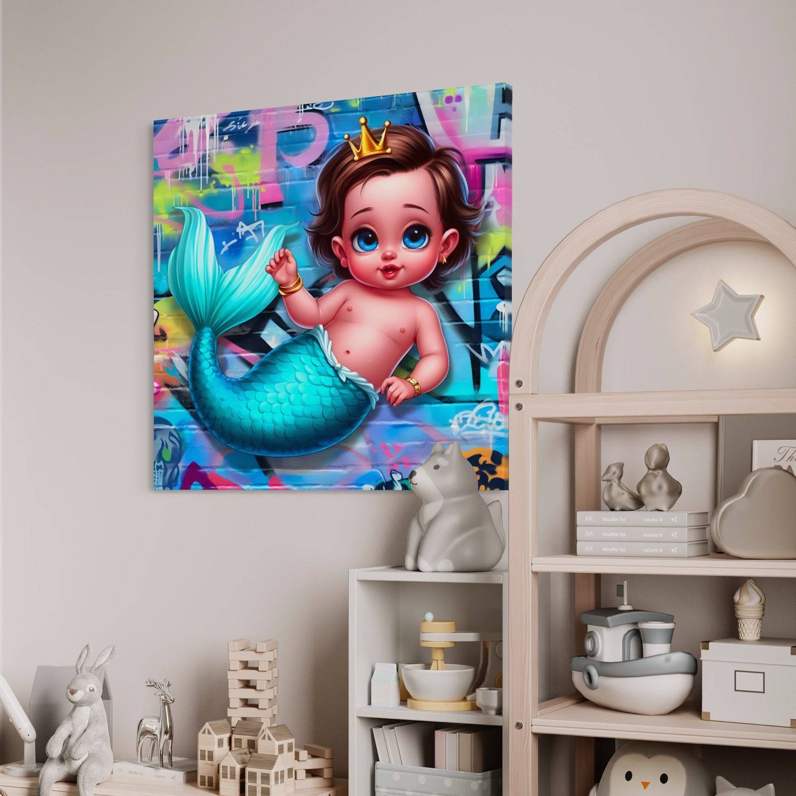 Petite Sirène - Tableau Enfant - Fabulartz.fr