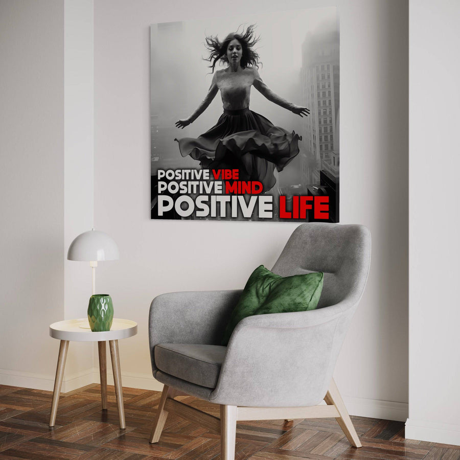 Motivation board "Positive Vibe, Positive Mind, Positive Life" - Décoration Murale Design