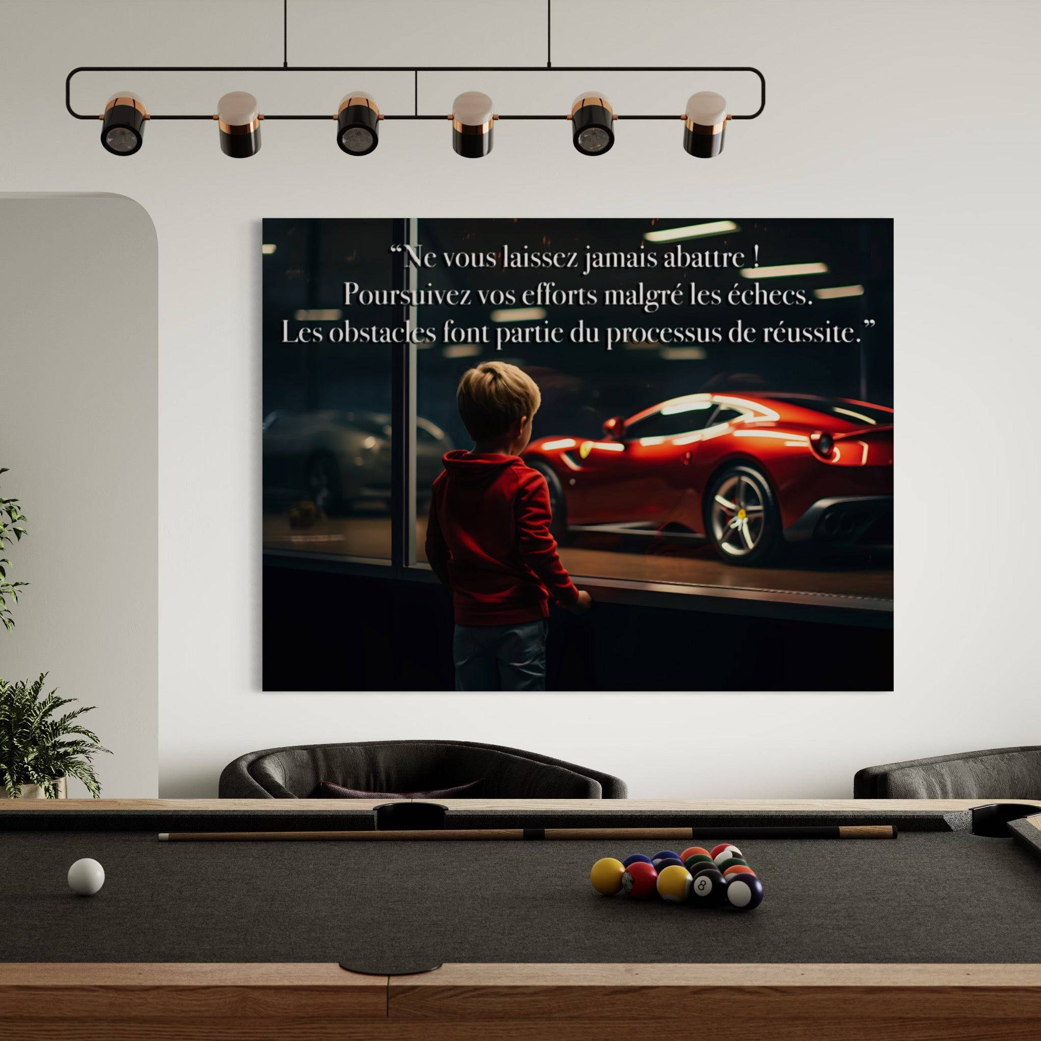 Poursuivez Vos Efforts Malgré Les Echecs | Tableau Motivation - Fabulartz.fr