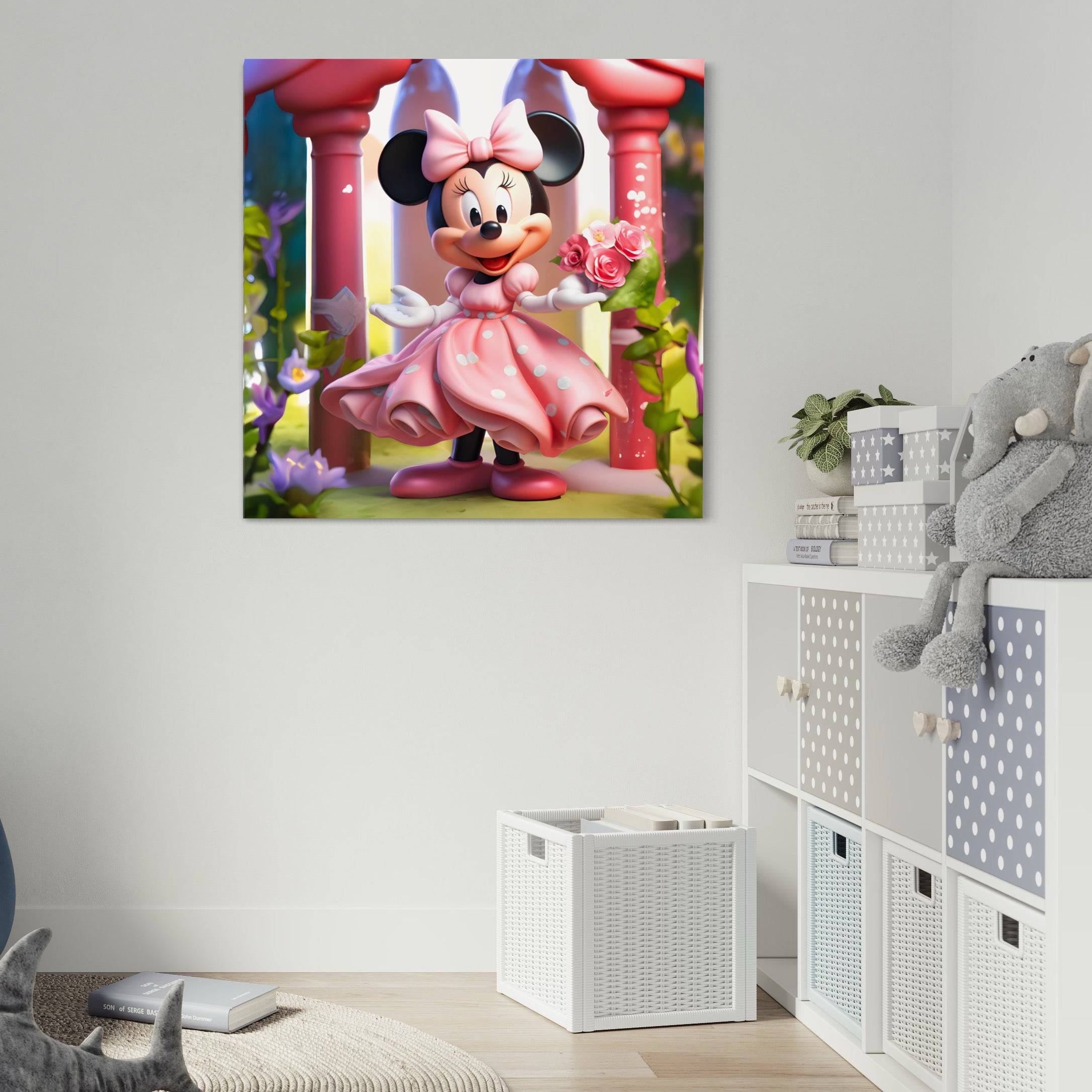 Princesse Minnie - Tableau Enfant - Fabulartz.fr 