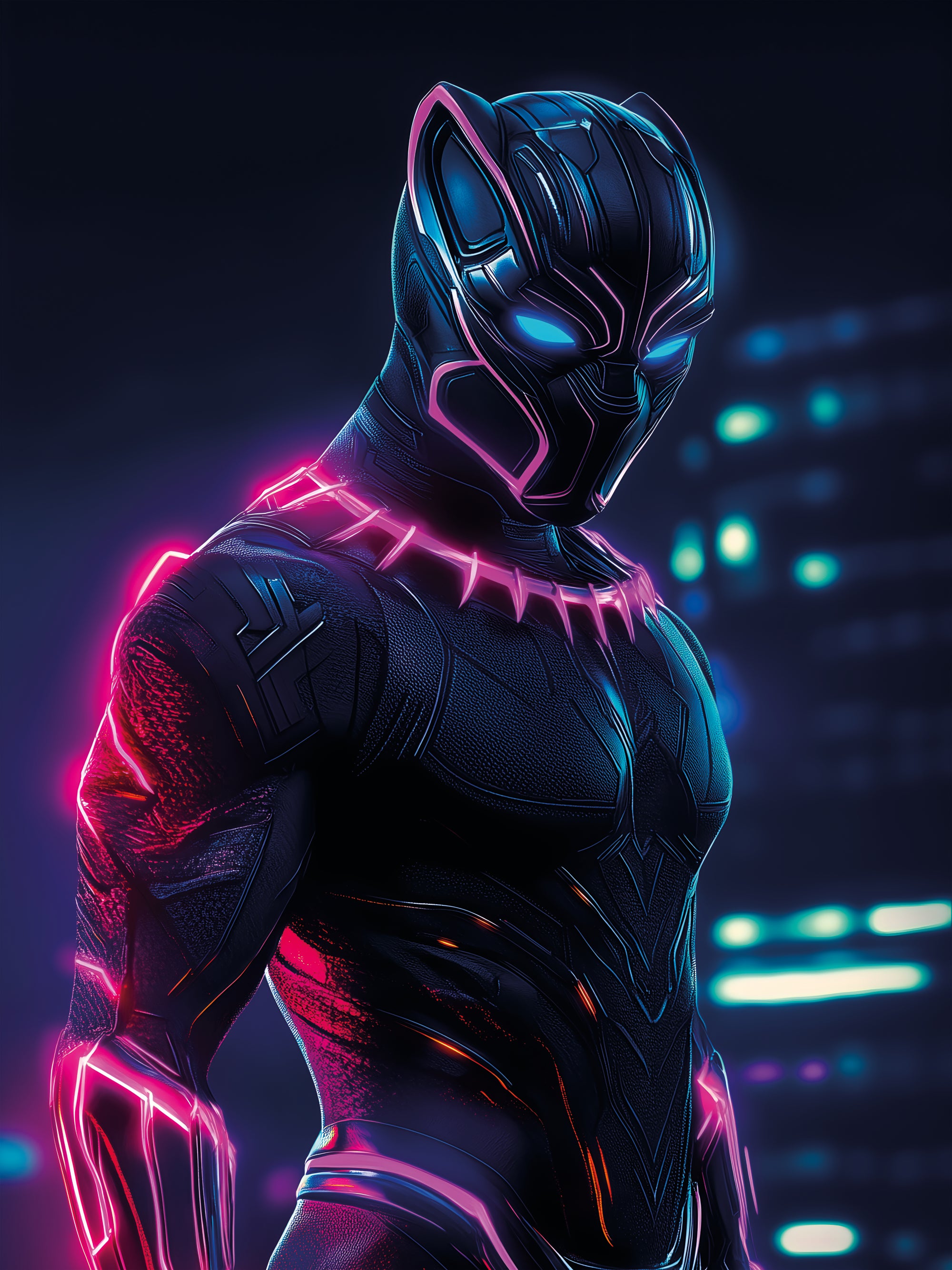 Tableau Black Panther - Art Mural - Fabulartz.fr