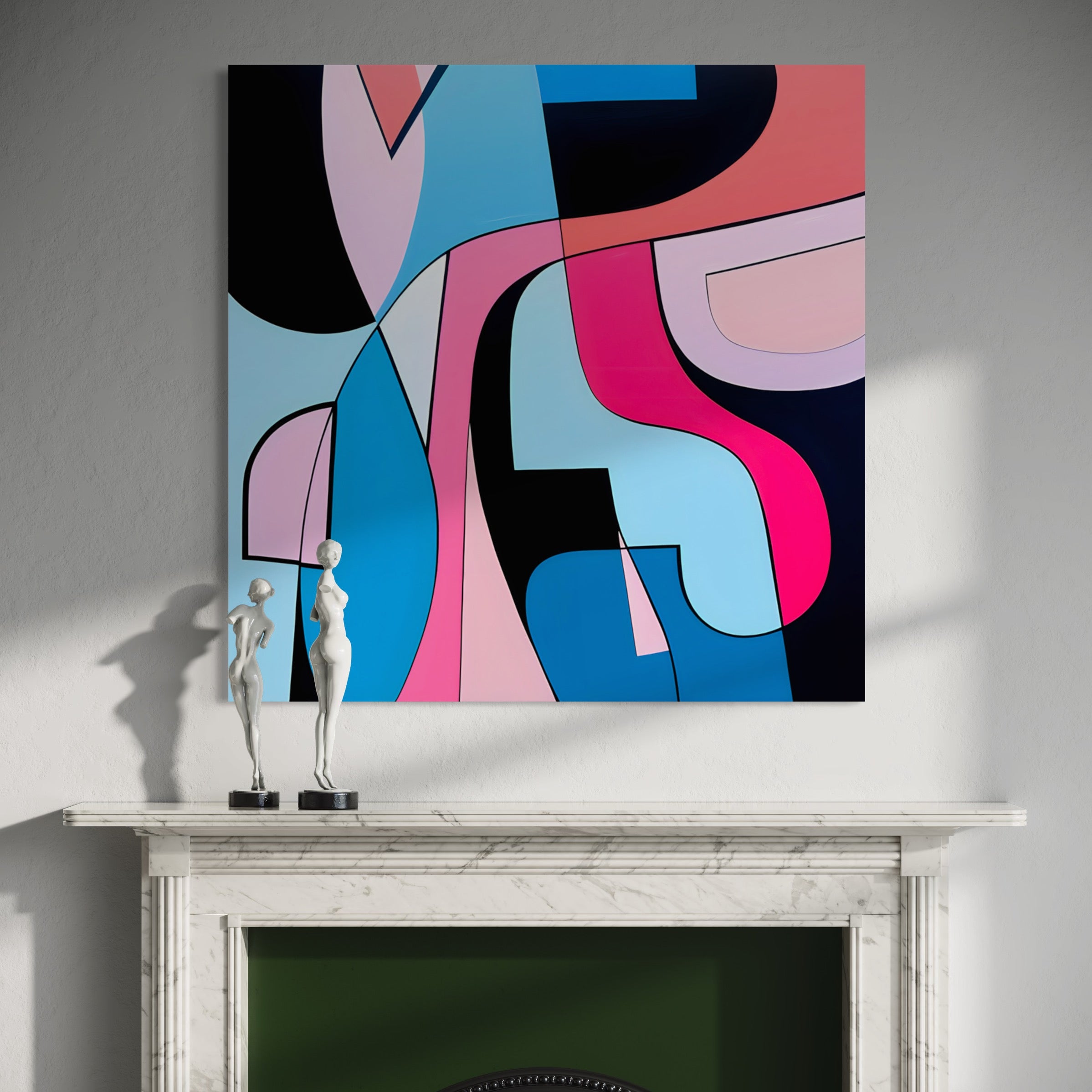 Sérénade Chromatique - Tableau Abstrait - Fabulartz.fr