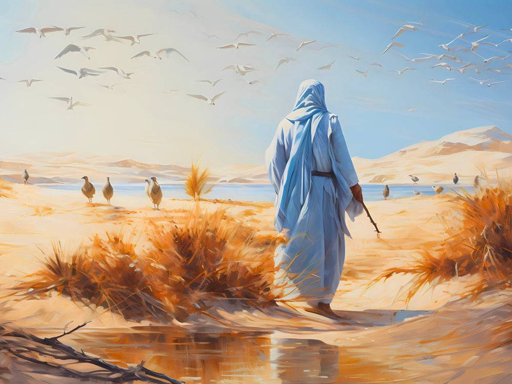 Sérénade des Mouettes: Toile d'une Retraite Paisible - Tableau Oriental - Fabulartz.fr