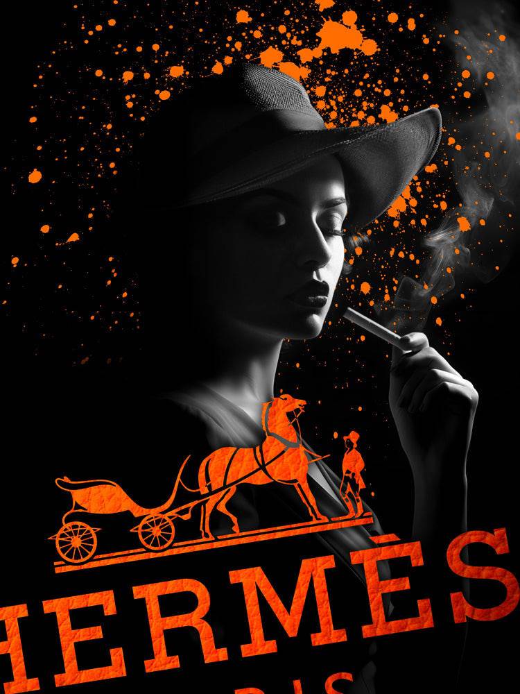 Smoke and Dark - Tableau Luxe Hermes - Fabulartz.fr 