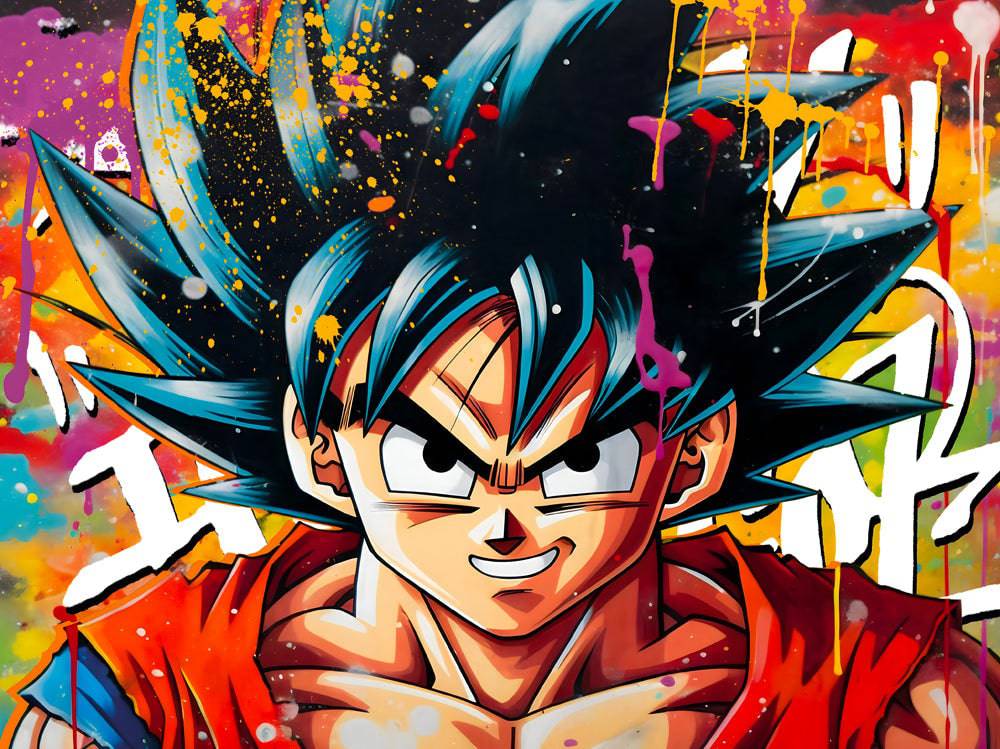 Son Goku - Tableau Pop Art - Fabulartz.fr 