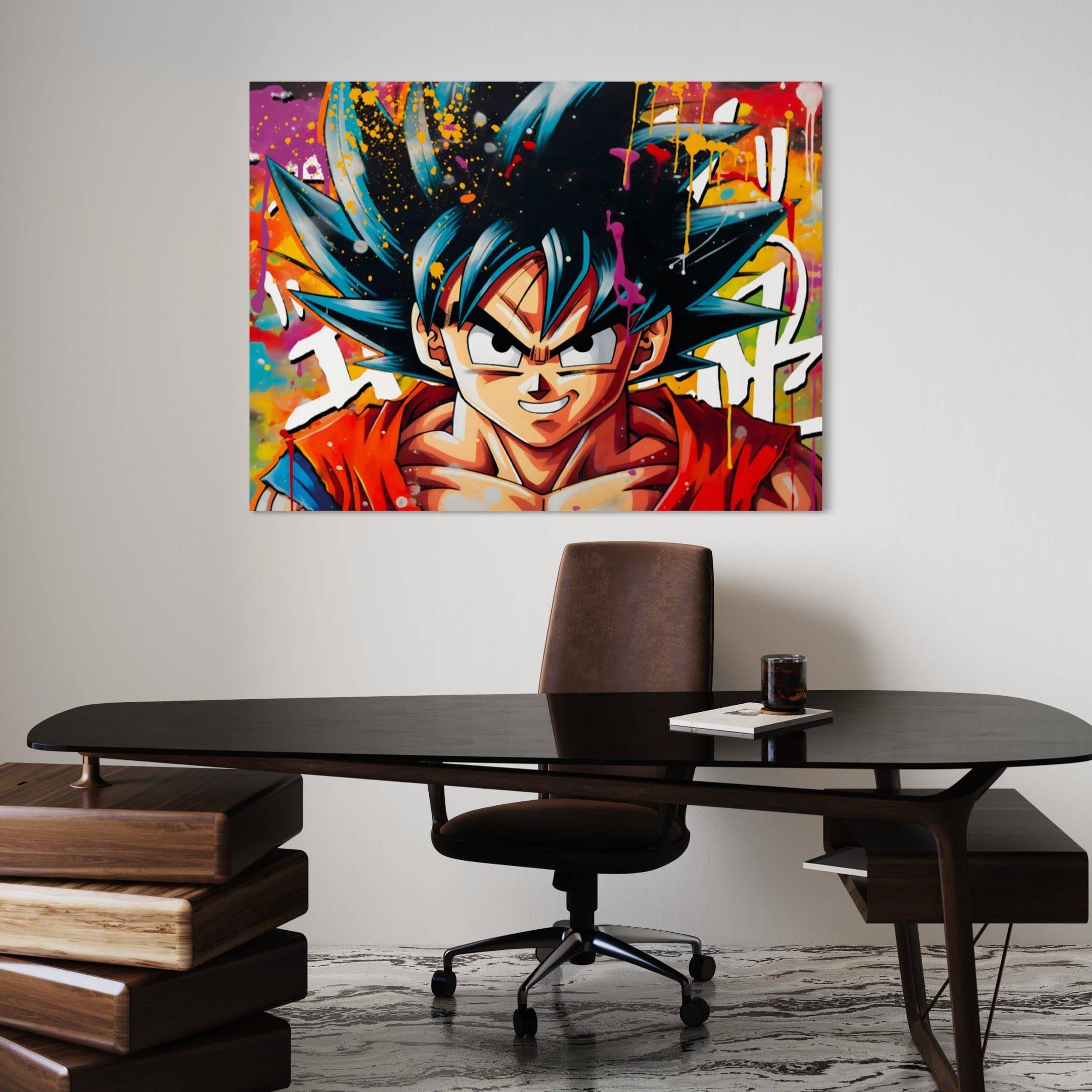 Son Goku - Tableau Pop Art - Fabulartz.fr 