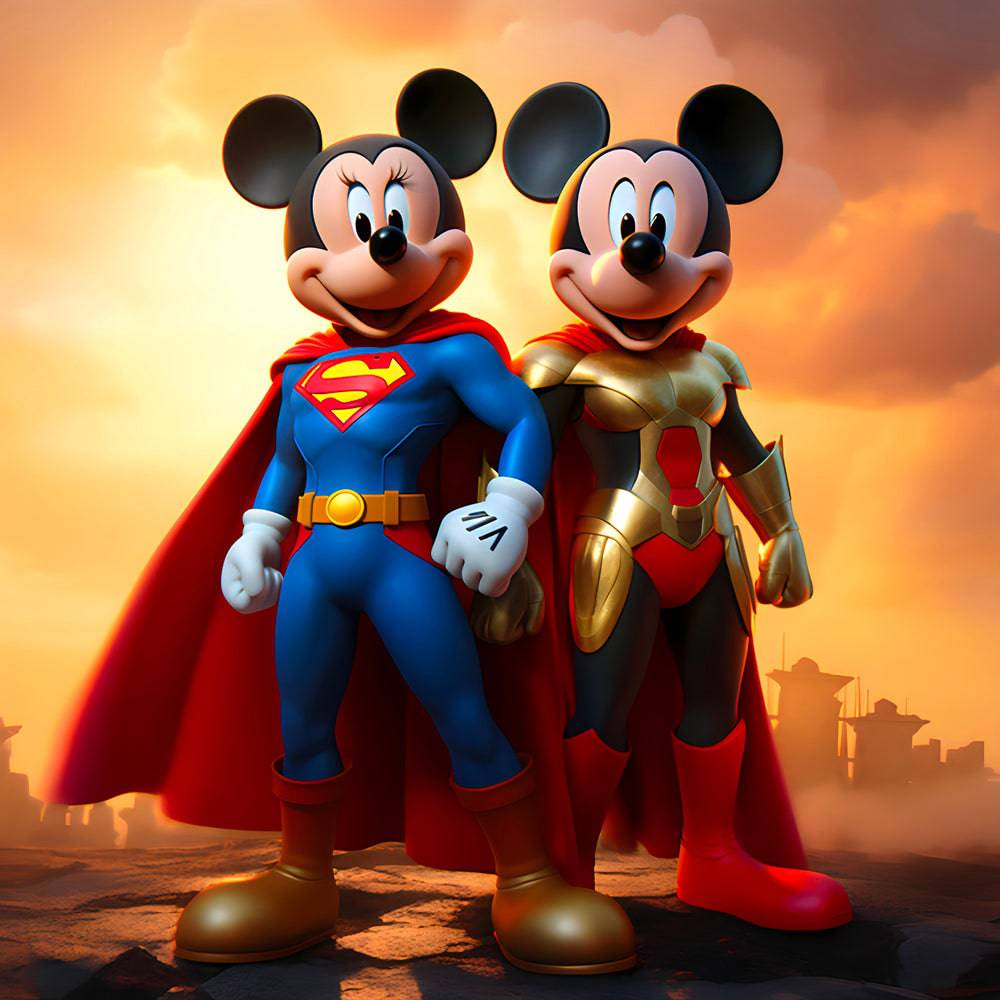 Super Mickey - Tableau Enfant - Fabulartz.fr 