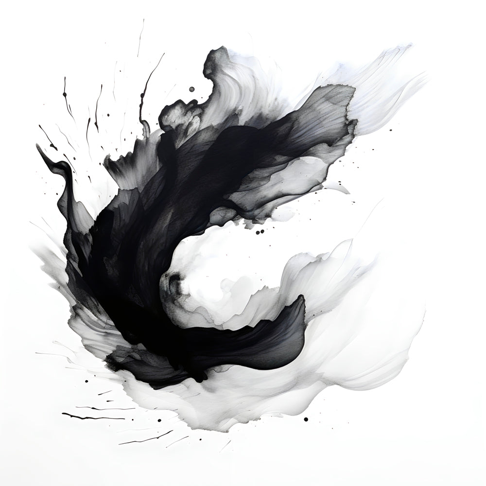 Symphonie d'ombre et de lumière - Tableau Abstrait - Fabulartz.fr