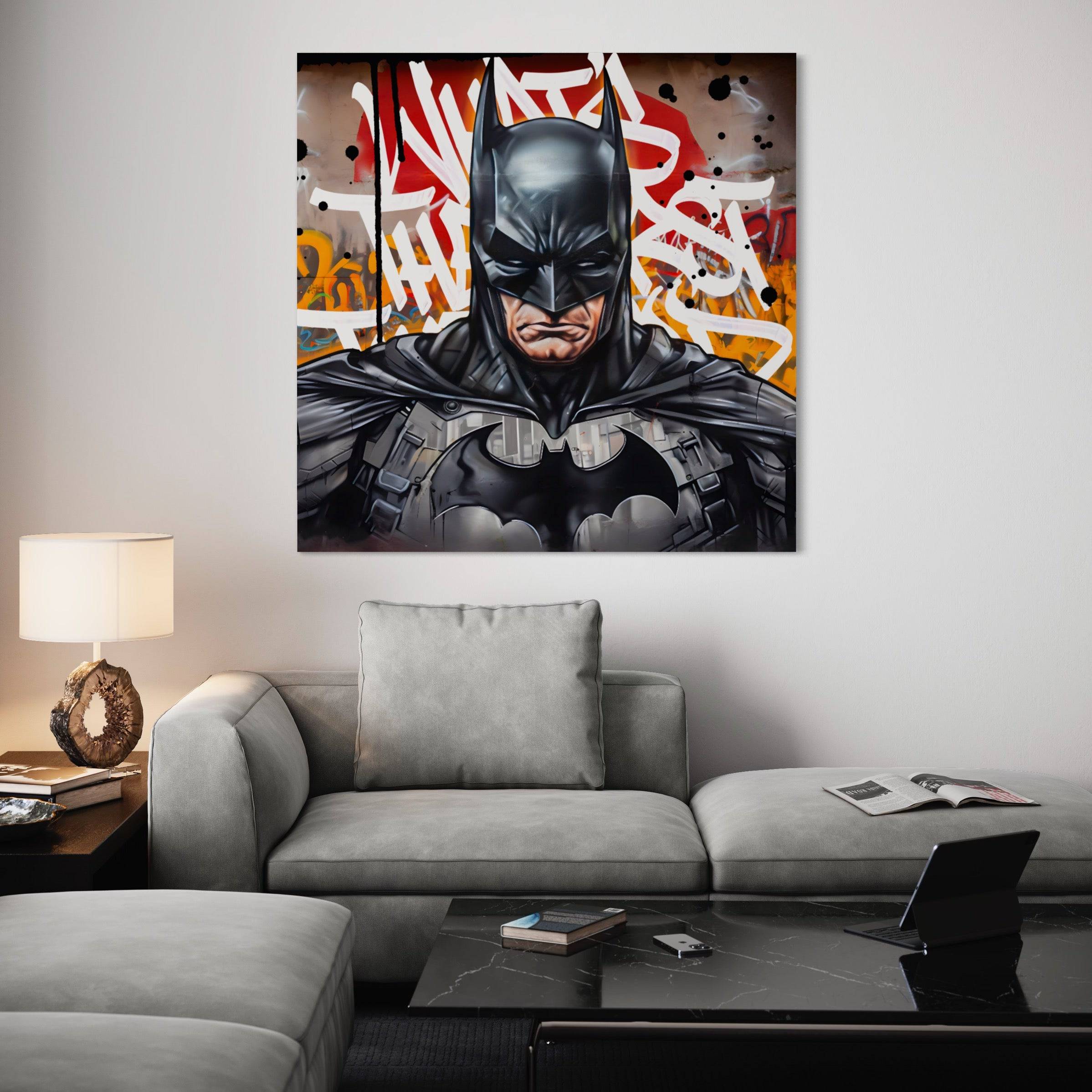 Tableau Batman - Deco - Moderne - Ombre de Gotham - Fabulartz.fr 