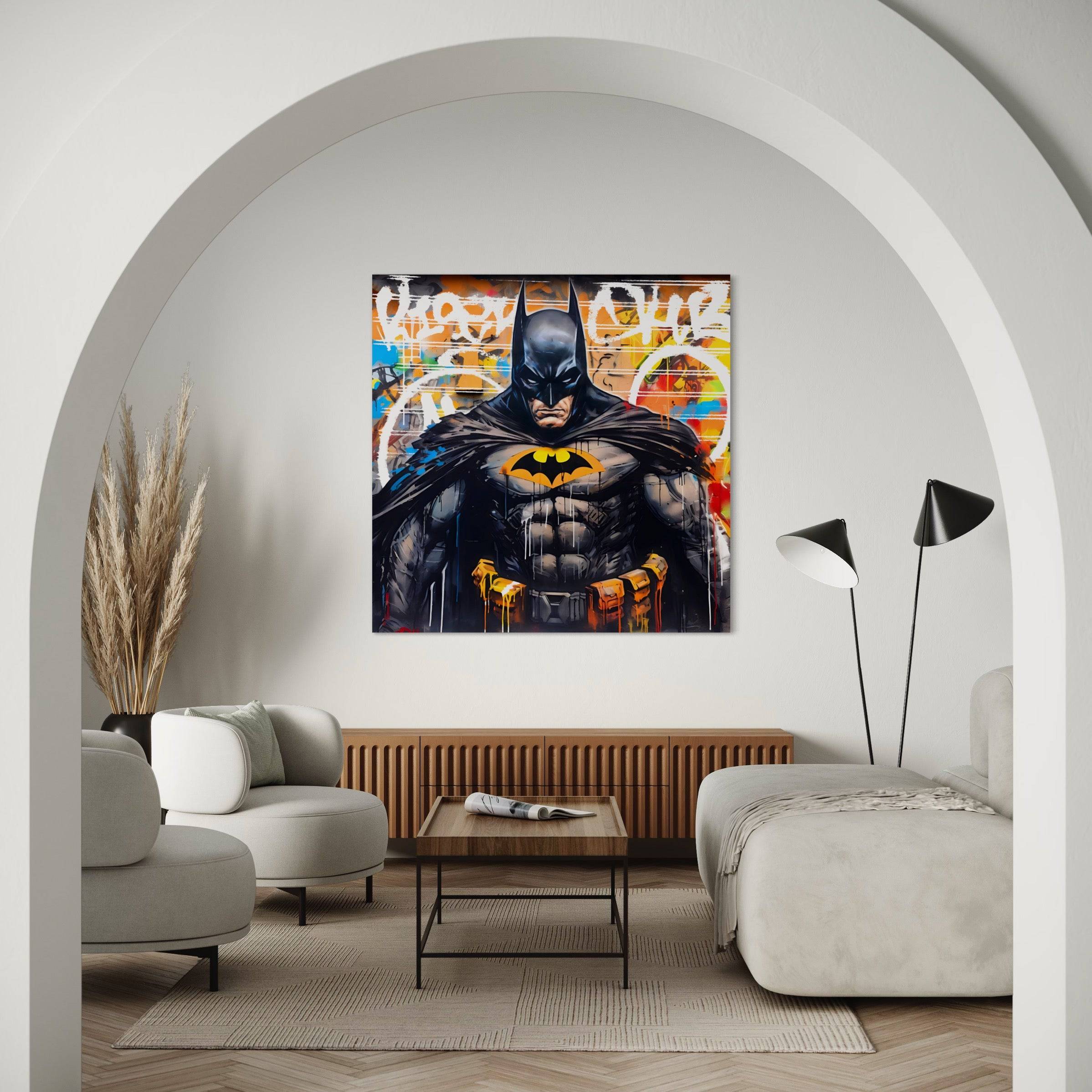 Tableau Batman - Pop Art - Super Héros - Déco - Fabulartz.fr
