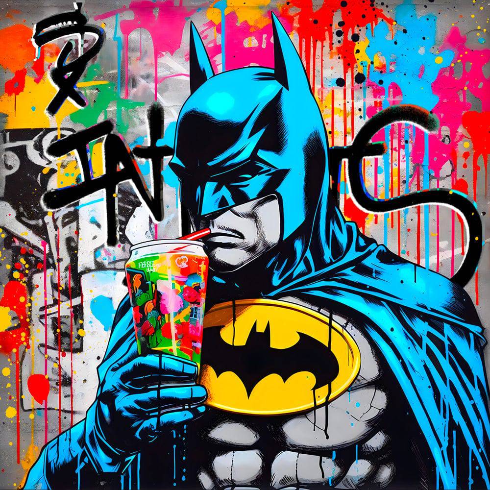 Tableau Batman - Super Héros - Pop art - Fabulartz.fr 