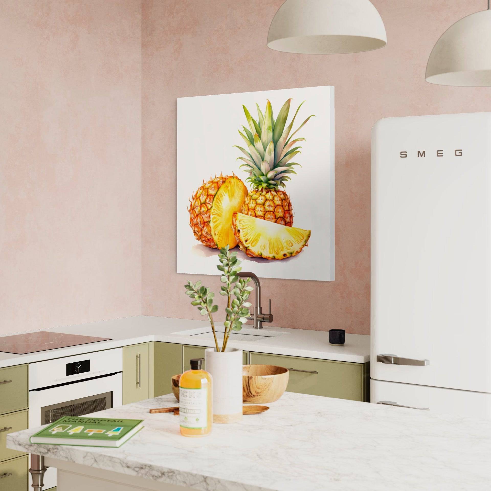 Tableau Cuisine Ananas - Décoration Murale Fraîcheur - Fabulartz.fr