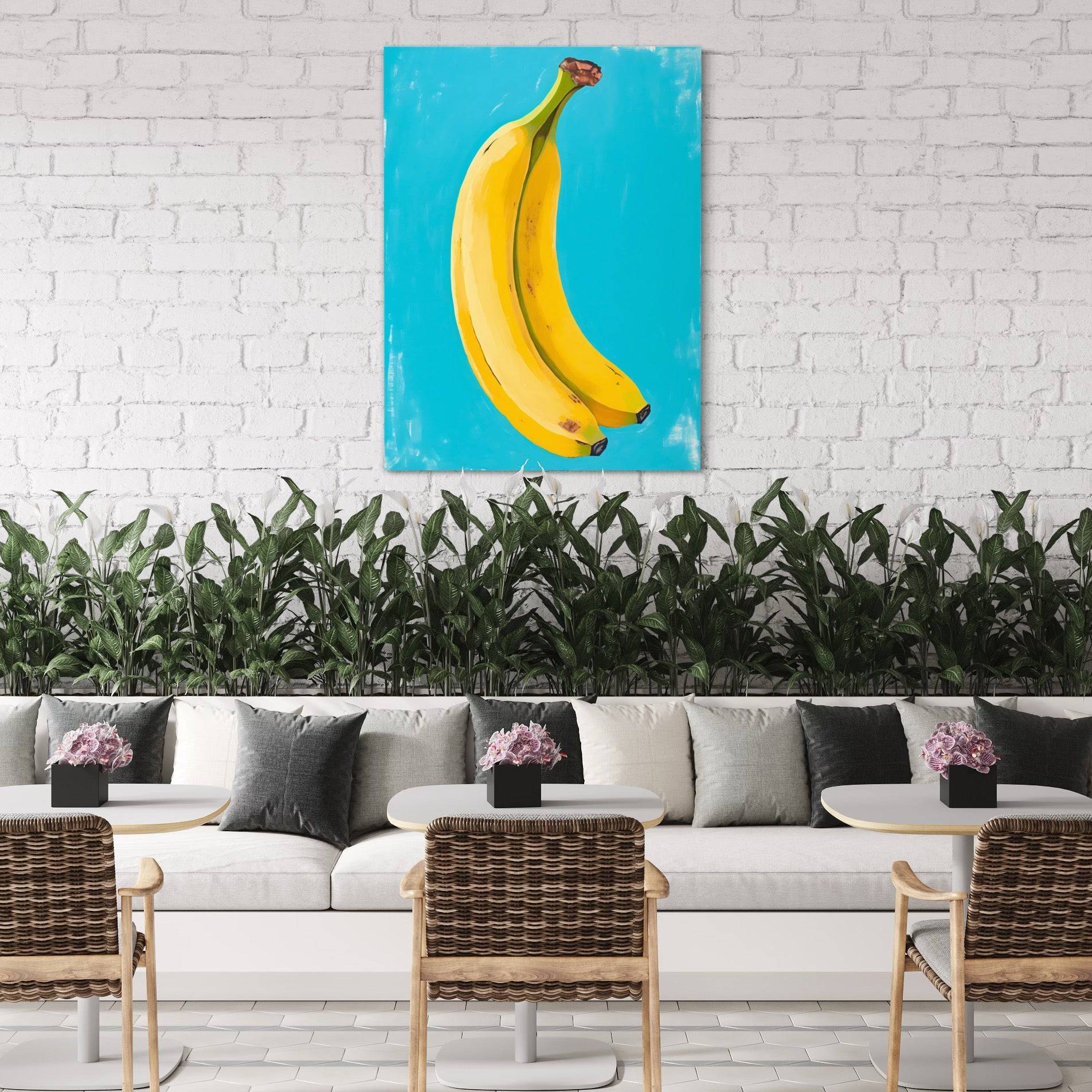 Tableau Cuisine Bananes - Murale Déco Design - Fabulartz.fr 
