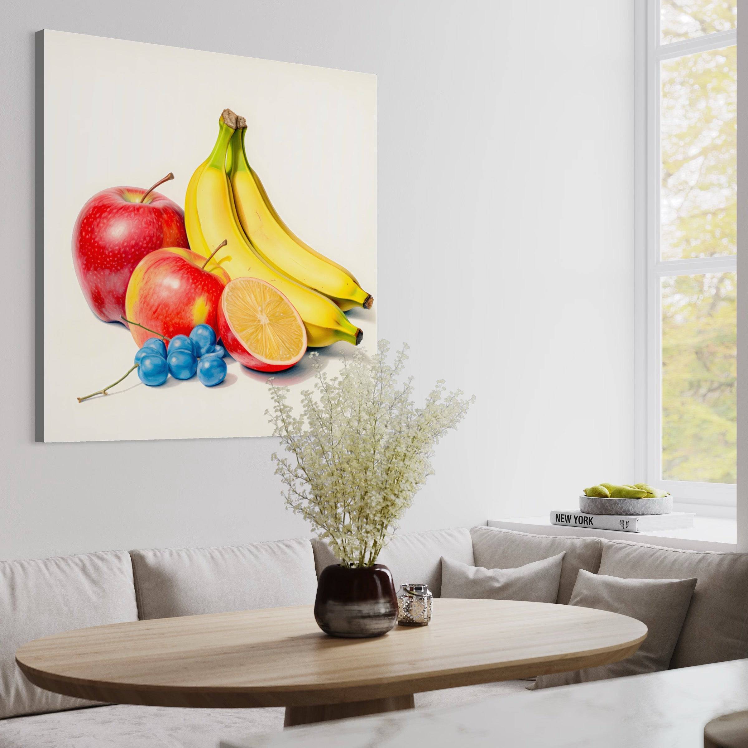 Tableau Cuisine Moderne aux Fruits Vivifiants - Fabulartz.fr