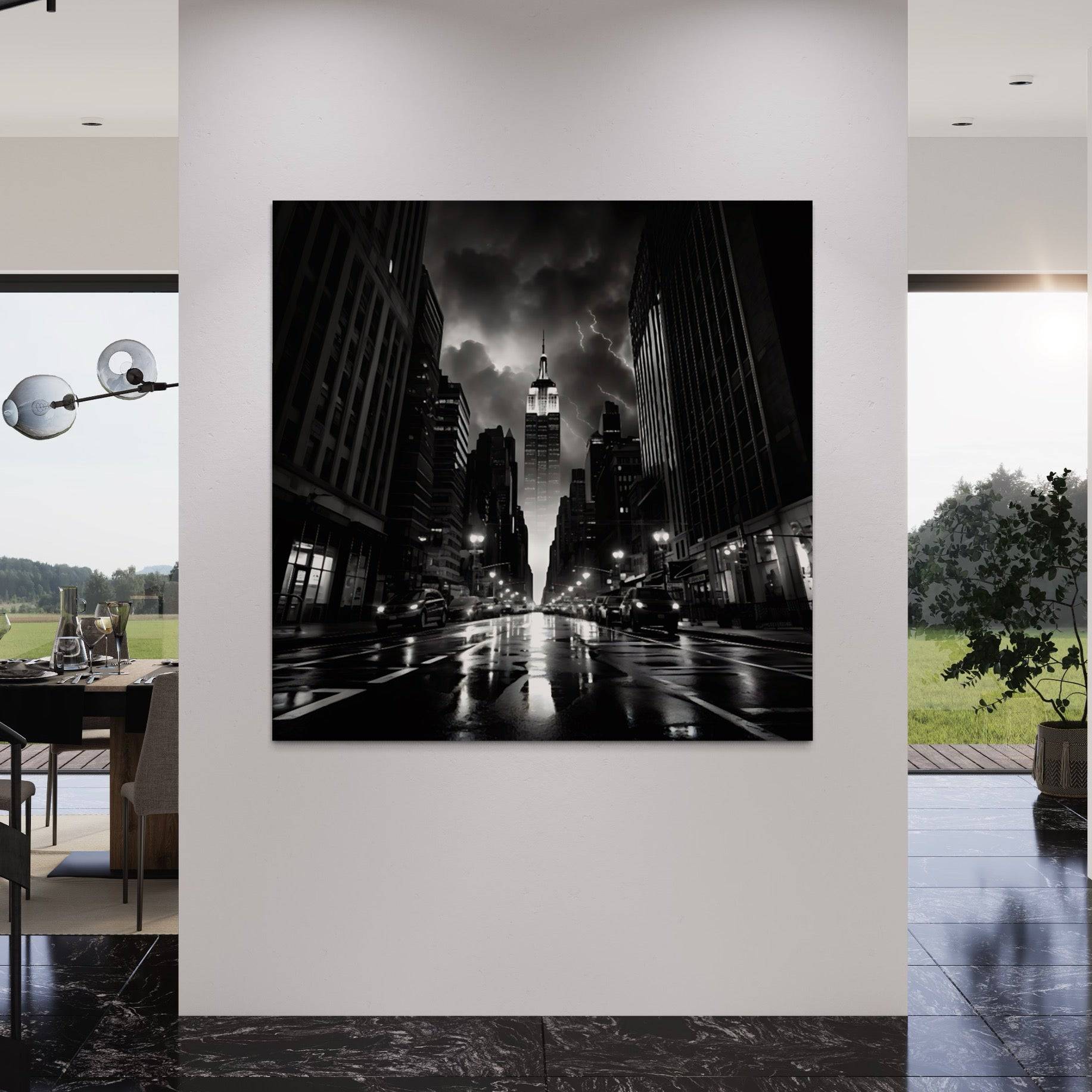 Tableau New York Orage - Décoration Murale Design & Déco - Fabulartz.fr