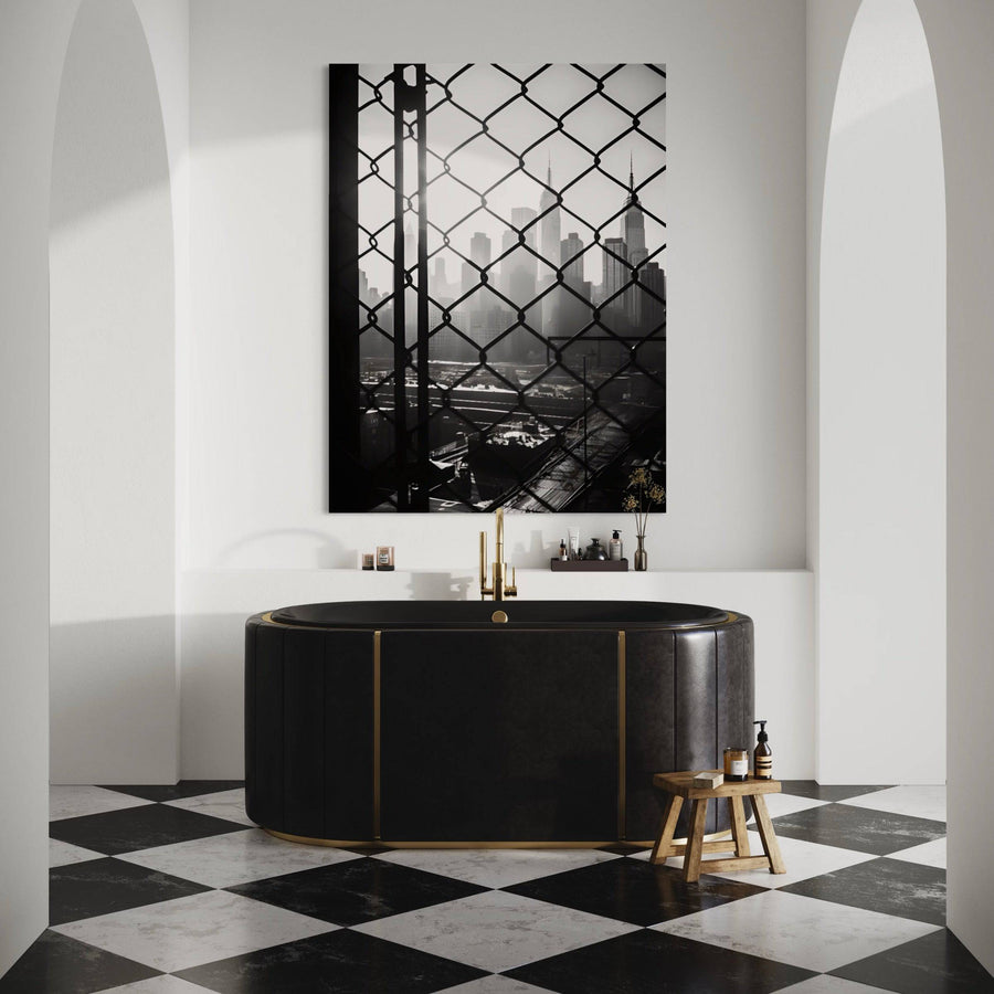 Tableau New York Vue Grillagée - Décoration Murale Design & Déco
