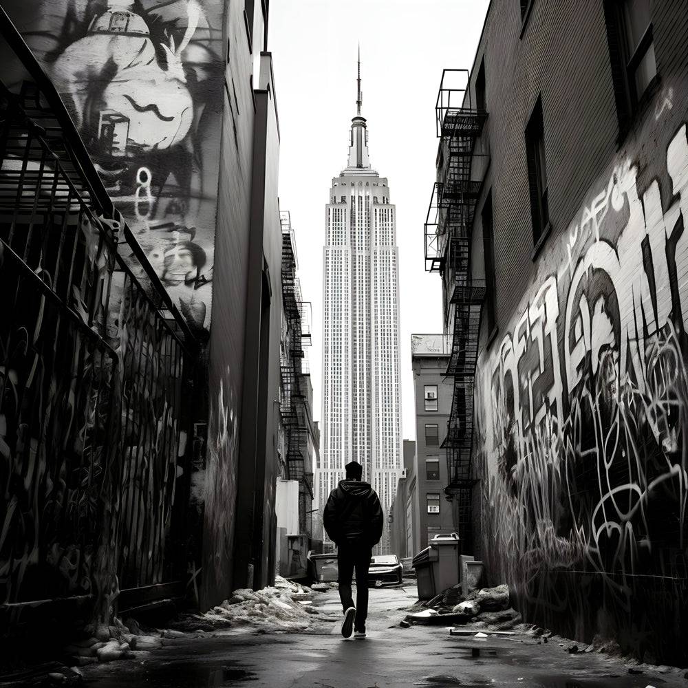 Tableau New York Graffiti - Décoration Murale Design & Déco - Fabulartz.fr