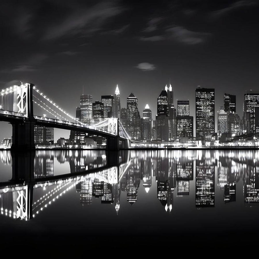 Tableau New York Pont de Brooklyn - Décoration Murale Design & Déco