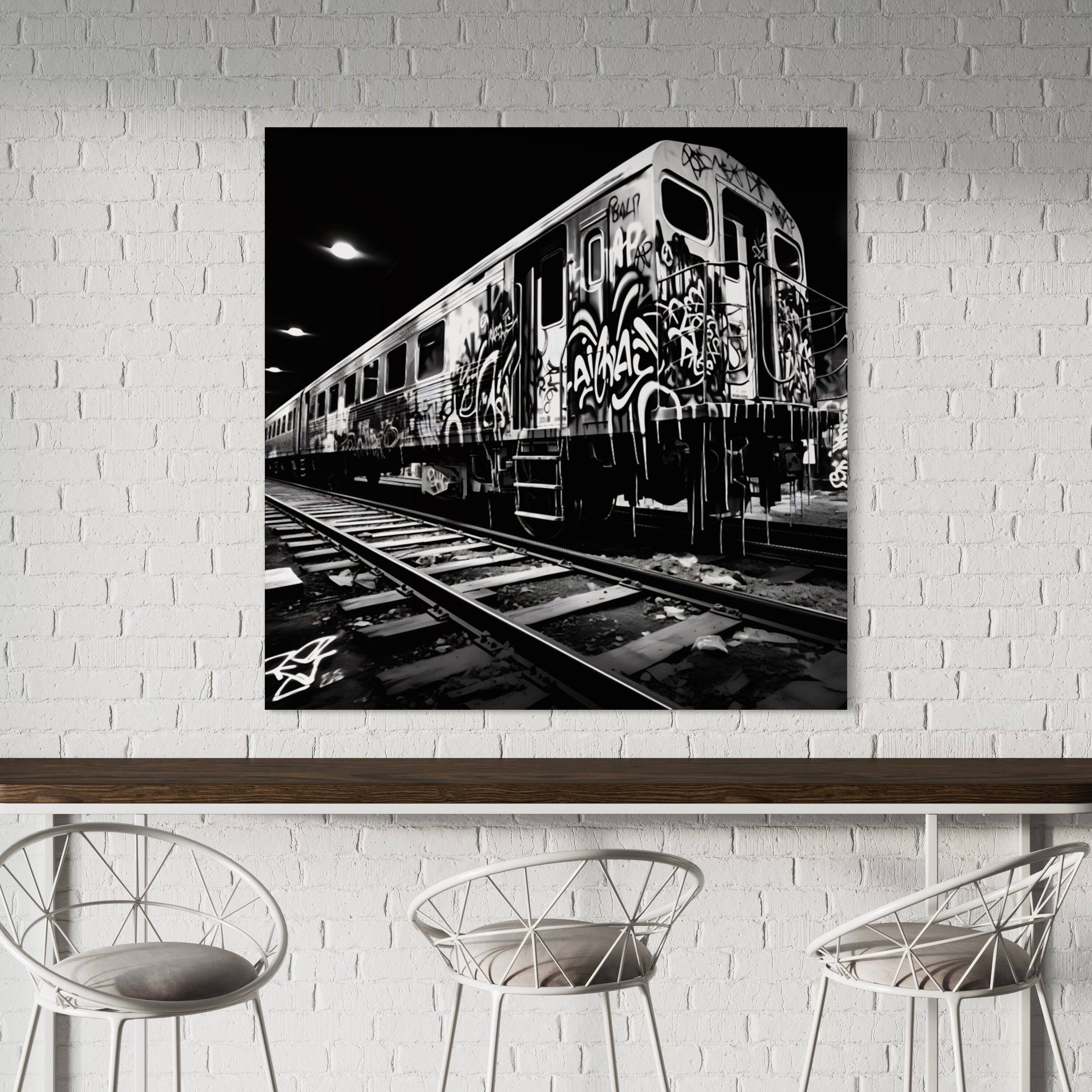 Tableau New York Train - Décoration Murale Design & Déco - Fabulartz.fr