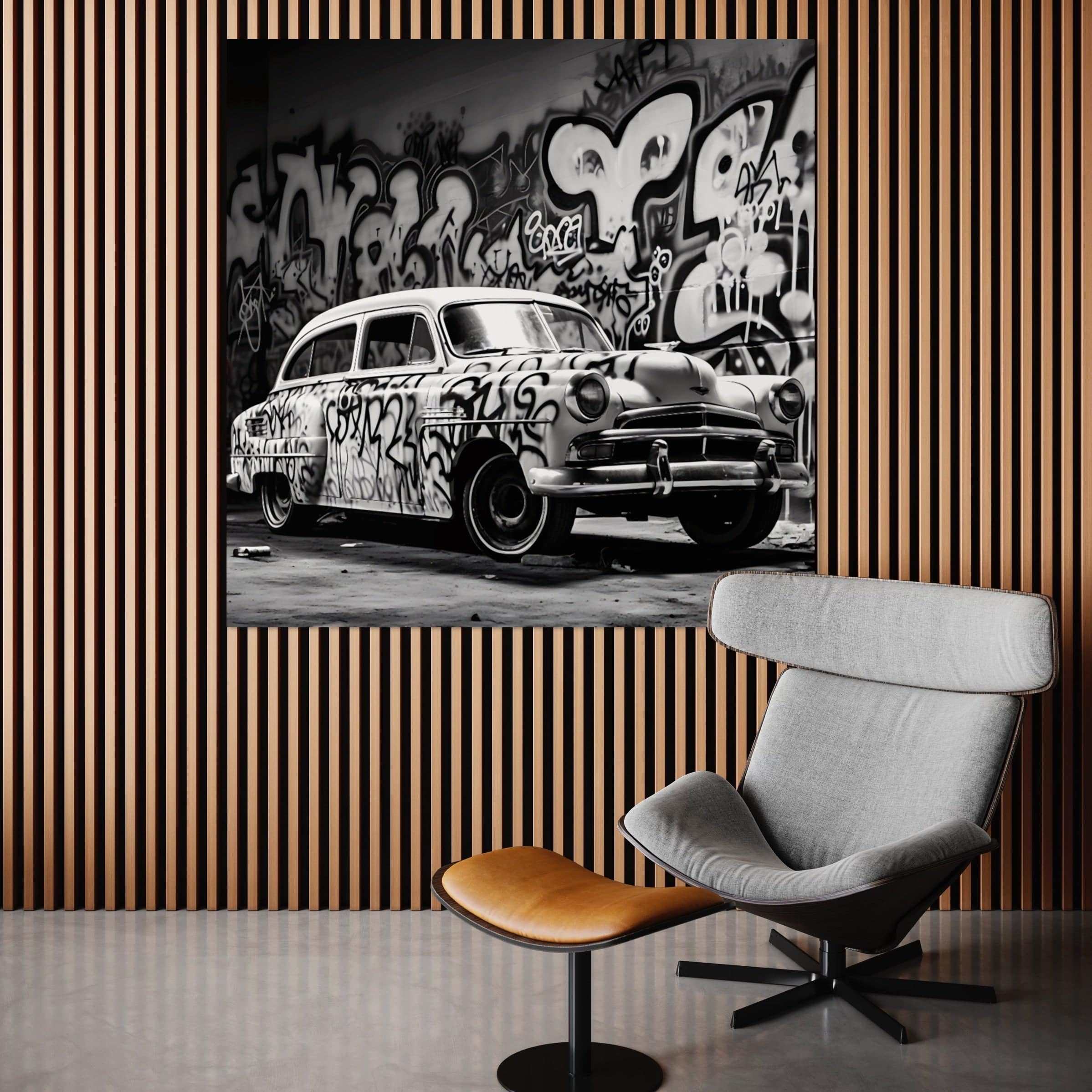 Tableau New York Graffiti - Décoration Murale Design & Déco - Fabulartz.fr