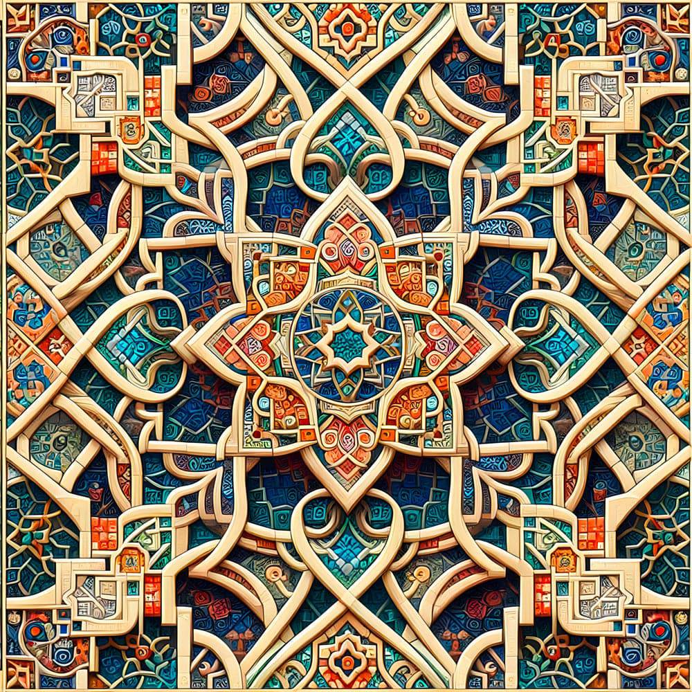 Tableau de Motifs Arabesques - Fabulartz.fr