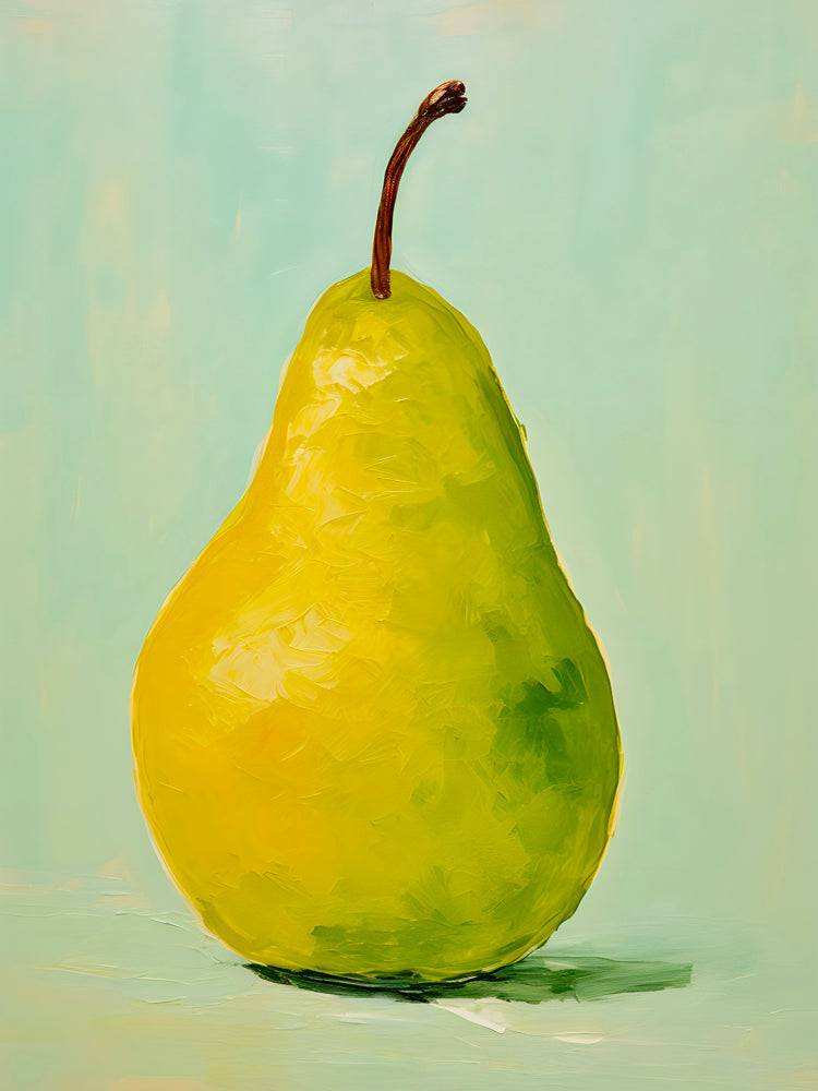 Tableau Déco Cuisine Moderne - Poire Minimaliste - Fabulartz.fr