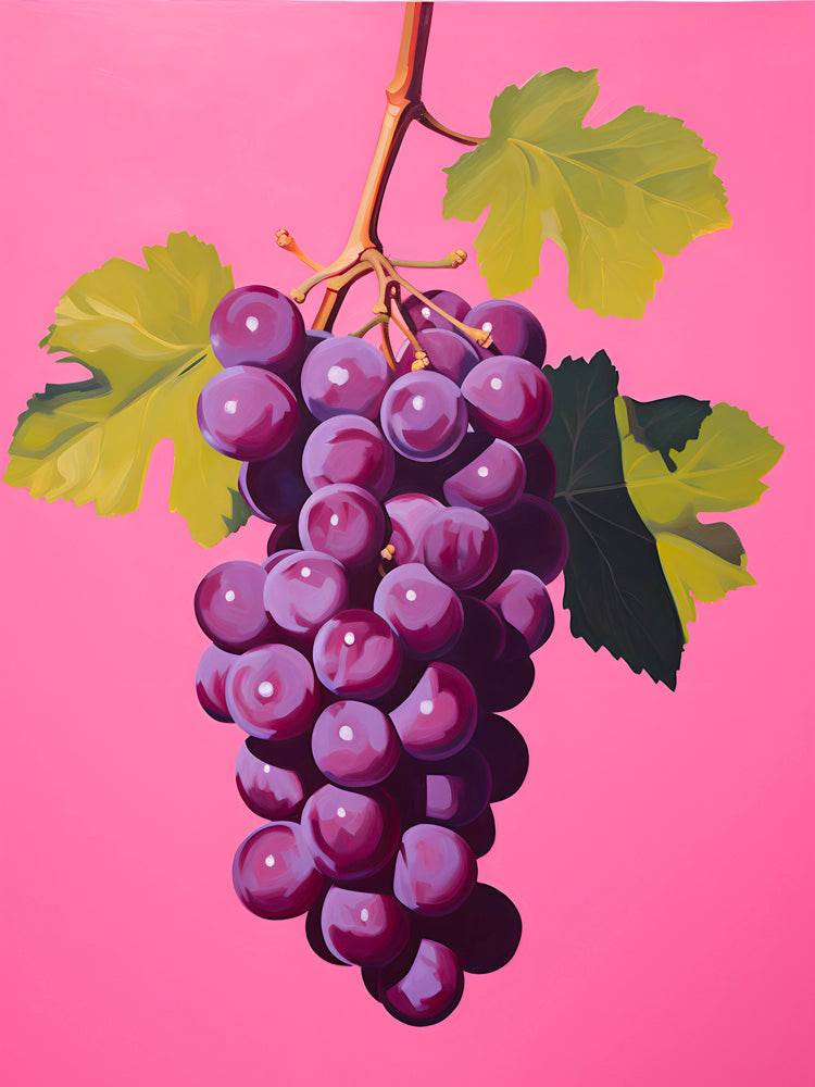 Tableau Cuisine "Grappe De Rêve" - Décoration Murale Élégante