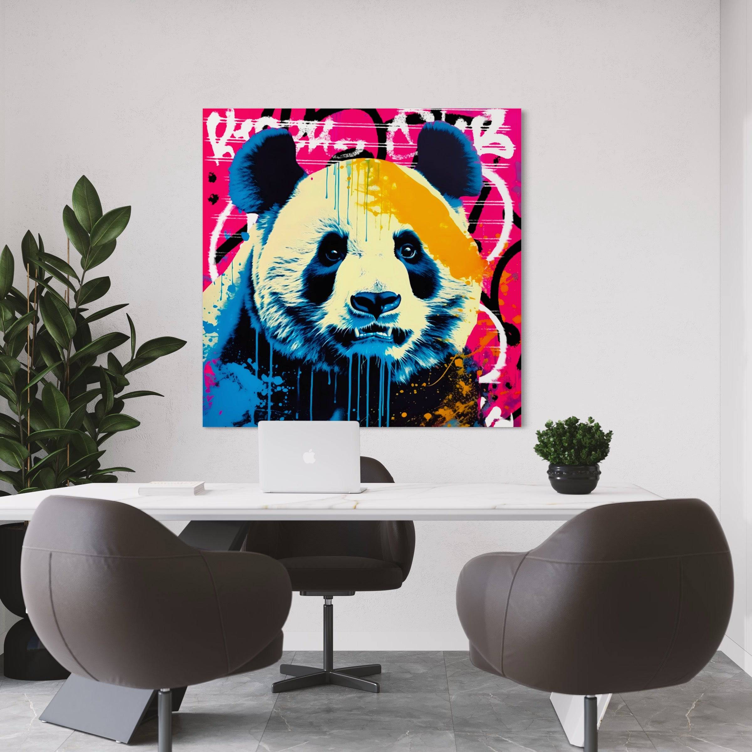 Tableau Design Panda - Décoration Murale - Fabulartz.fr