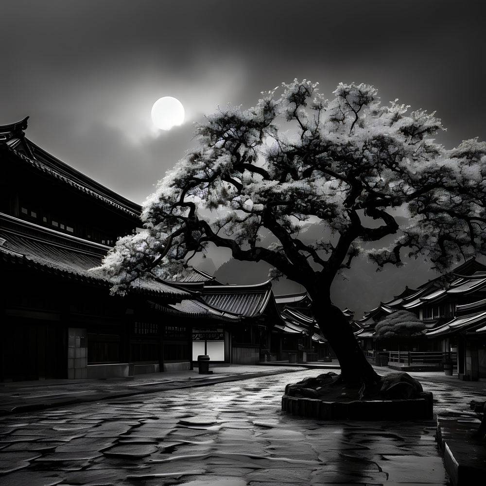 Tableau du Japon | Cerisier Japonais - Fabulartz.fr